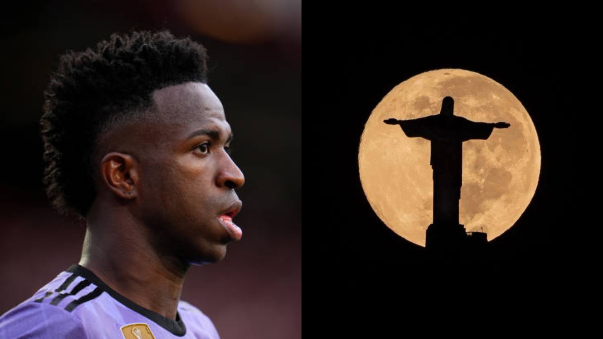 Vinicius Jr. agradece homenagem feita no Cristo Redentor após episódio de racismo: ‘Preto e imponente’