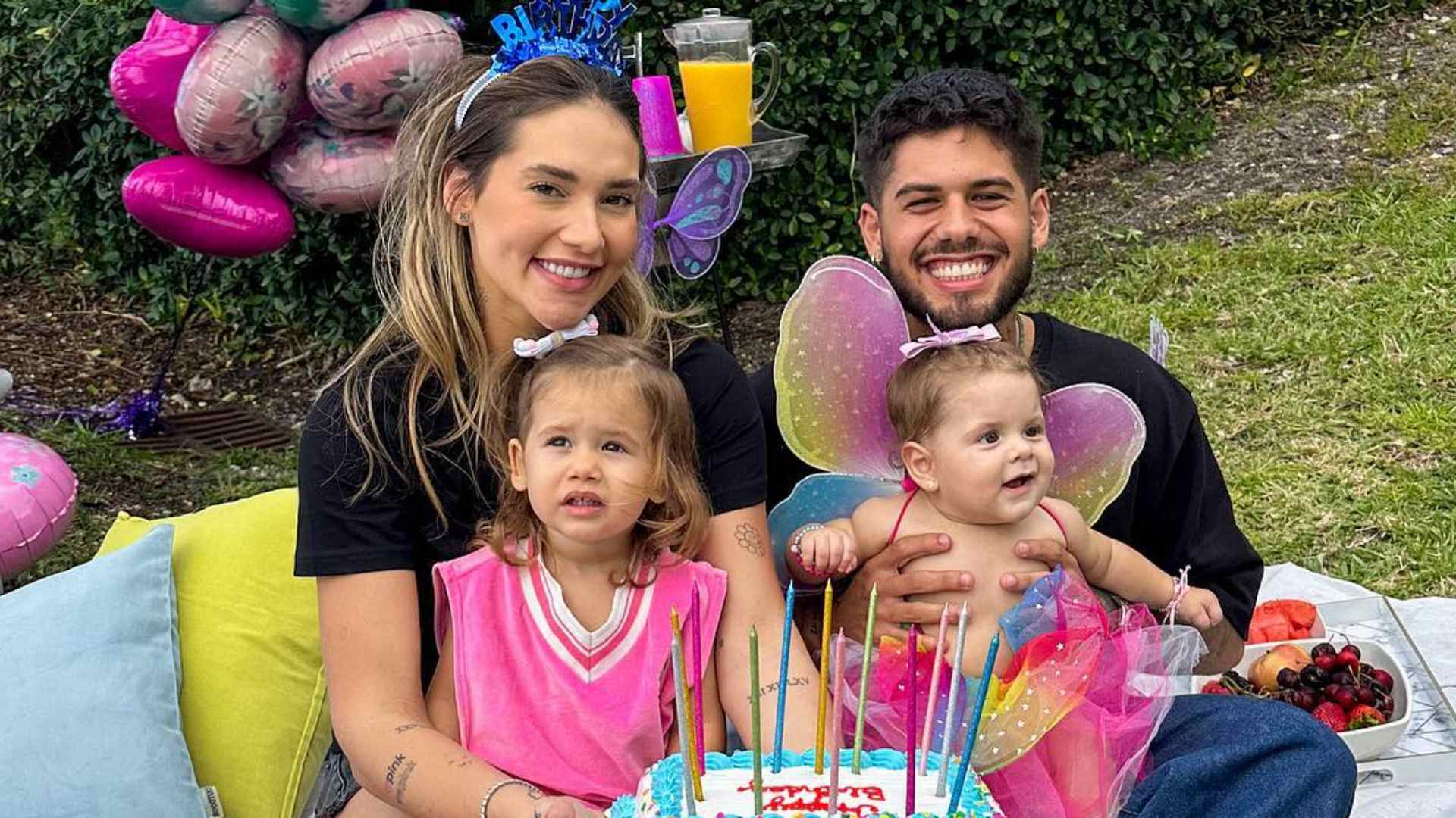 Com festa simples, Virginia Fonseca e Zé Felipe comemoram mesversário da filha caçula
