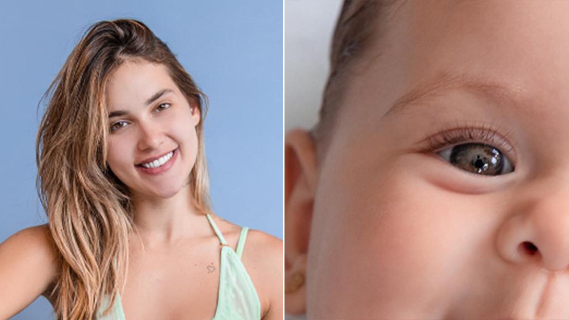 Fãs reagem às novas fotos de Maria Flor, filha de Virginia Fonseca e Zé Felipe: ‘Clone do Zé’