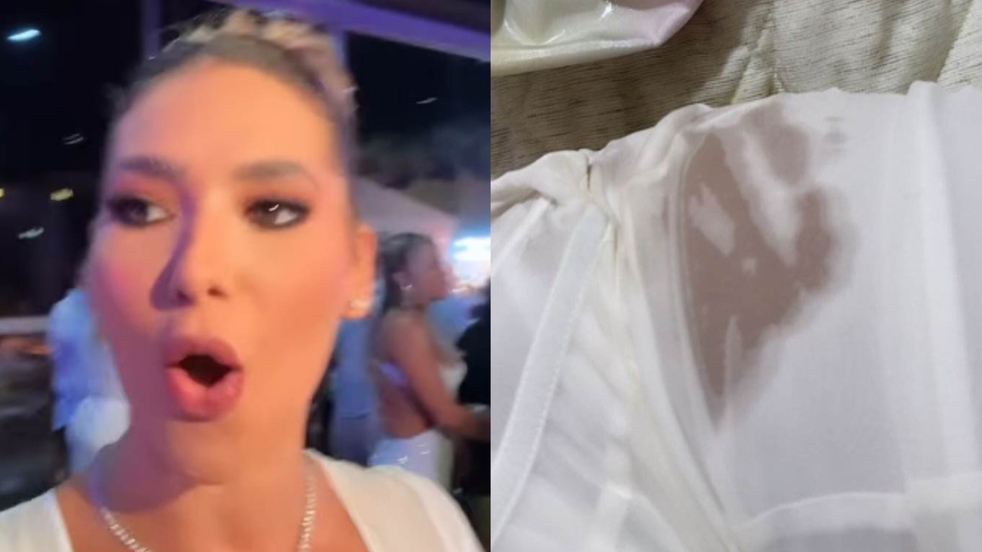 Virginia Fonseca tem look milionário destruído em festa: ‘Mijou em mim’