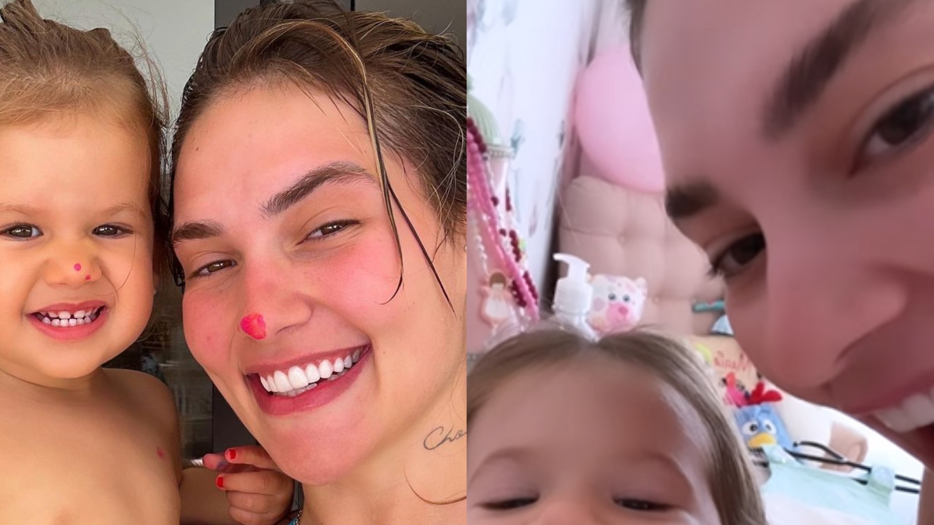 Virginia Fonseca se derrete ao resgatar vídeo de Maria Alice ainda bebê: ”O tempo voa”