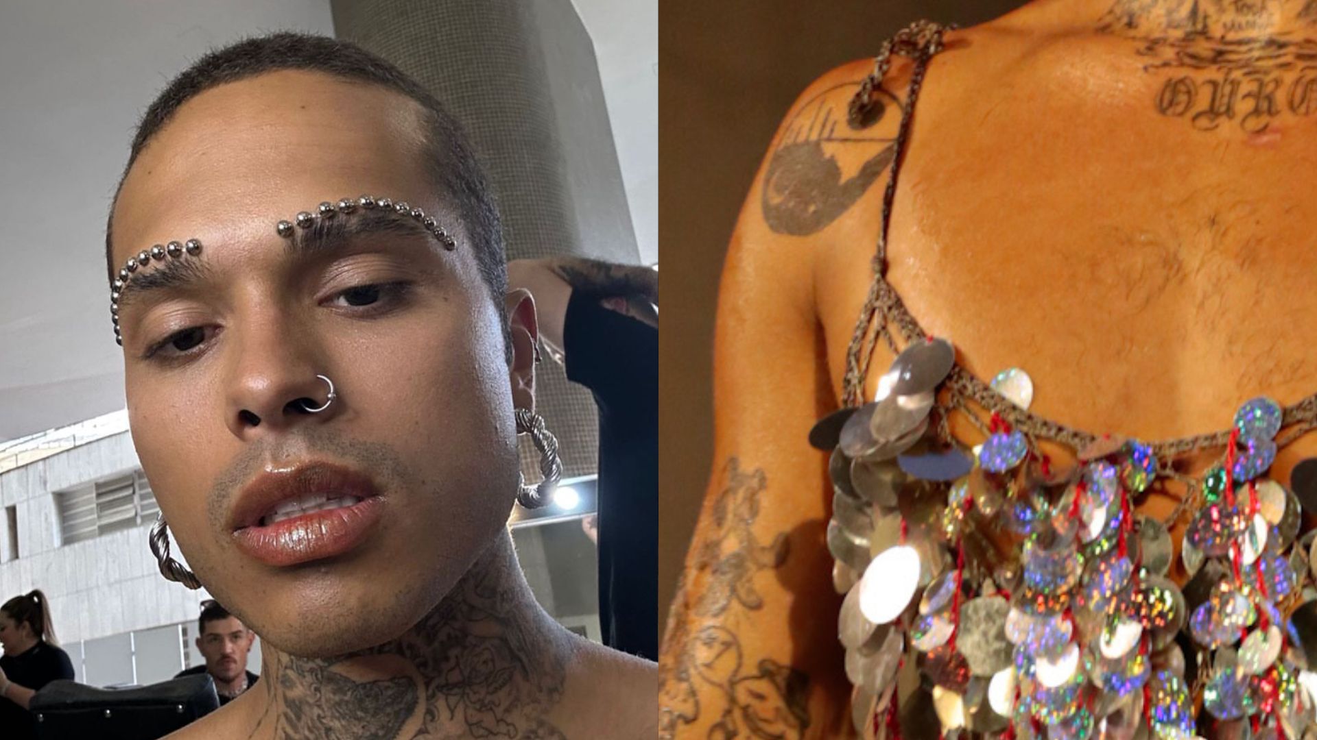 Vitão divide opiniões na web ao desfilar de vestido: “Tanto orgulho!”