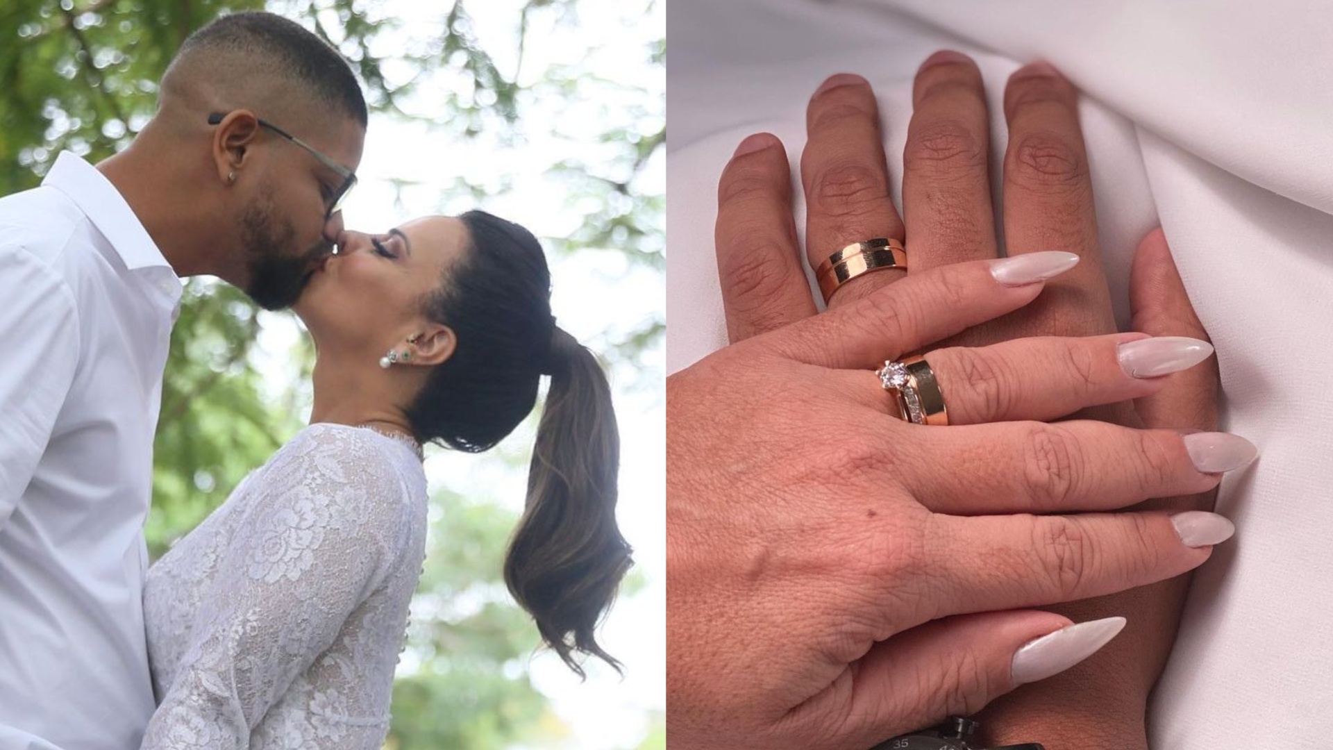 Viviane Araujo comemora dois anos de casamento: ”Te amo pra sempre”
