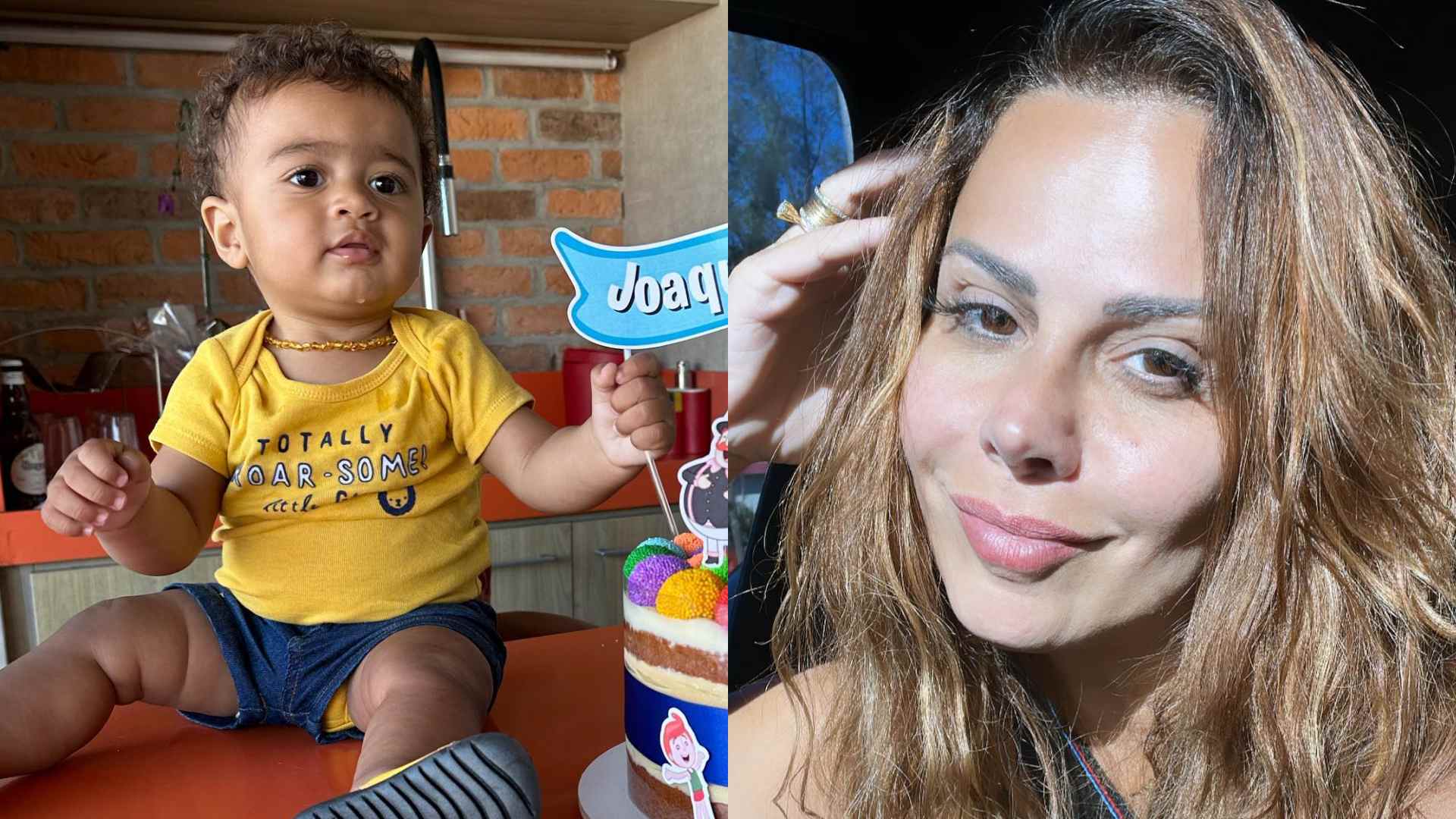 Viviane Araújo se derrete ao comemorar mesversário do filho: “Um amor que só aumenta”