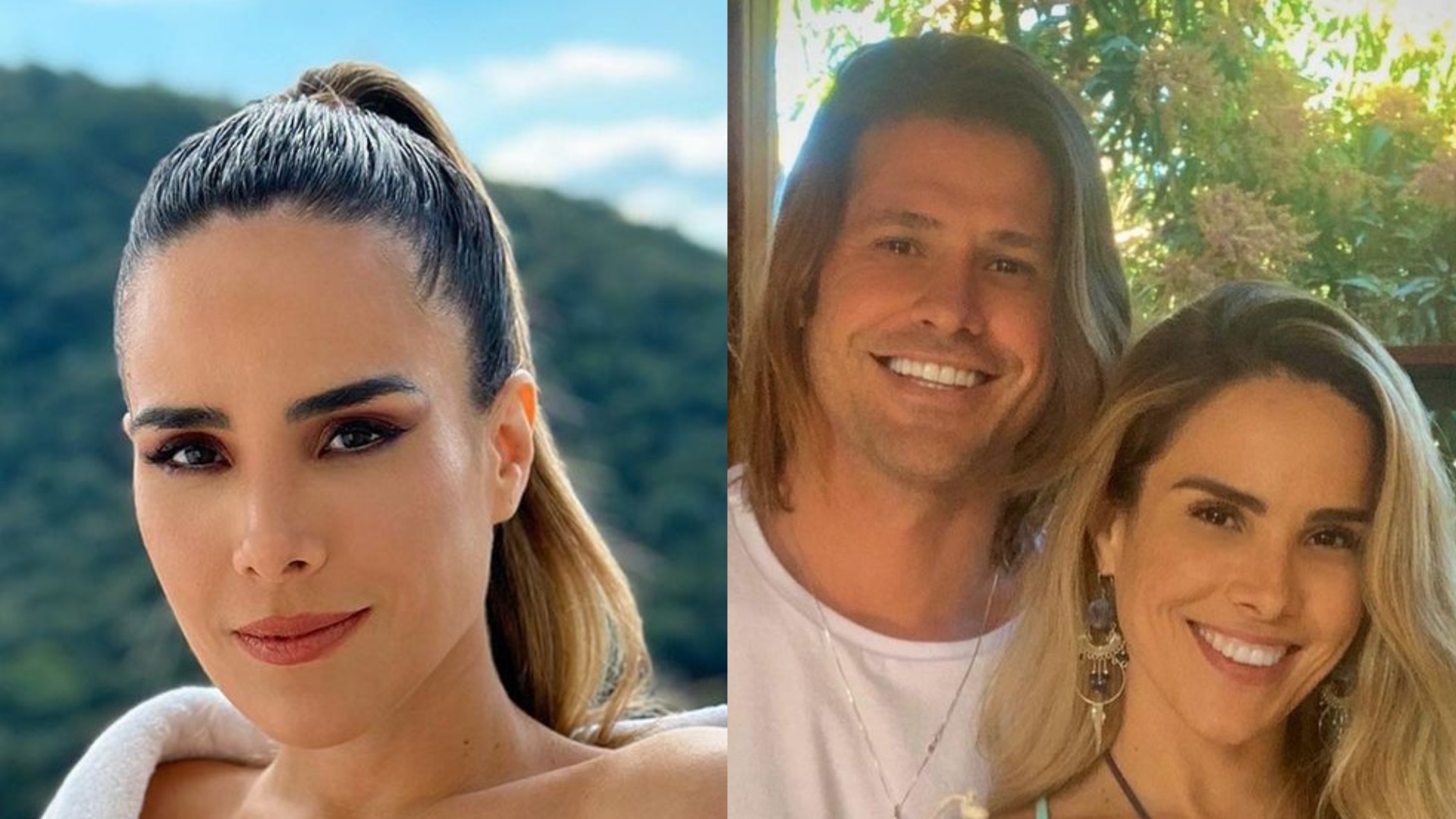 De roupão, Wanessa Camargo posa para Dado Dolabella, que baba: ”Uma deusa”