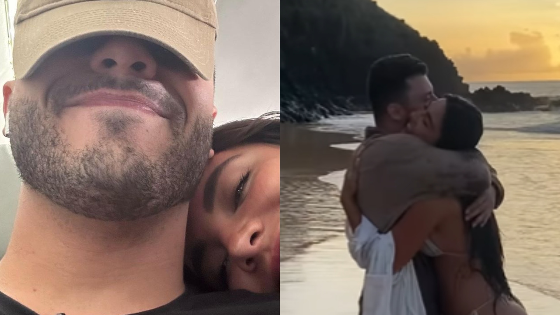 Após gravação romântica, web shippa Murilo Huff com influenciadora: ”Sai da ficção”
