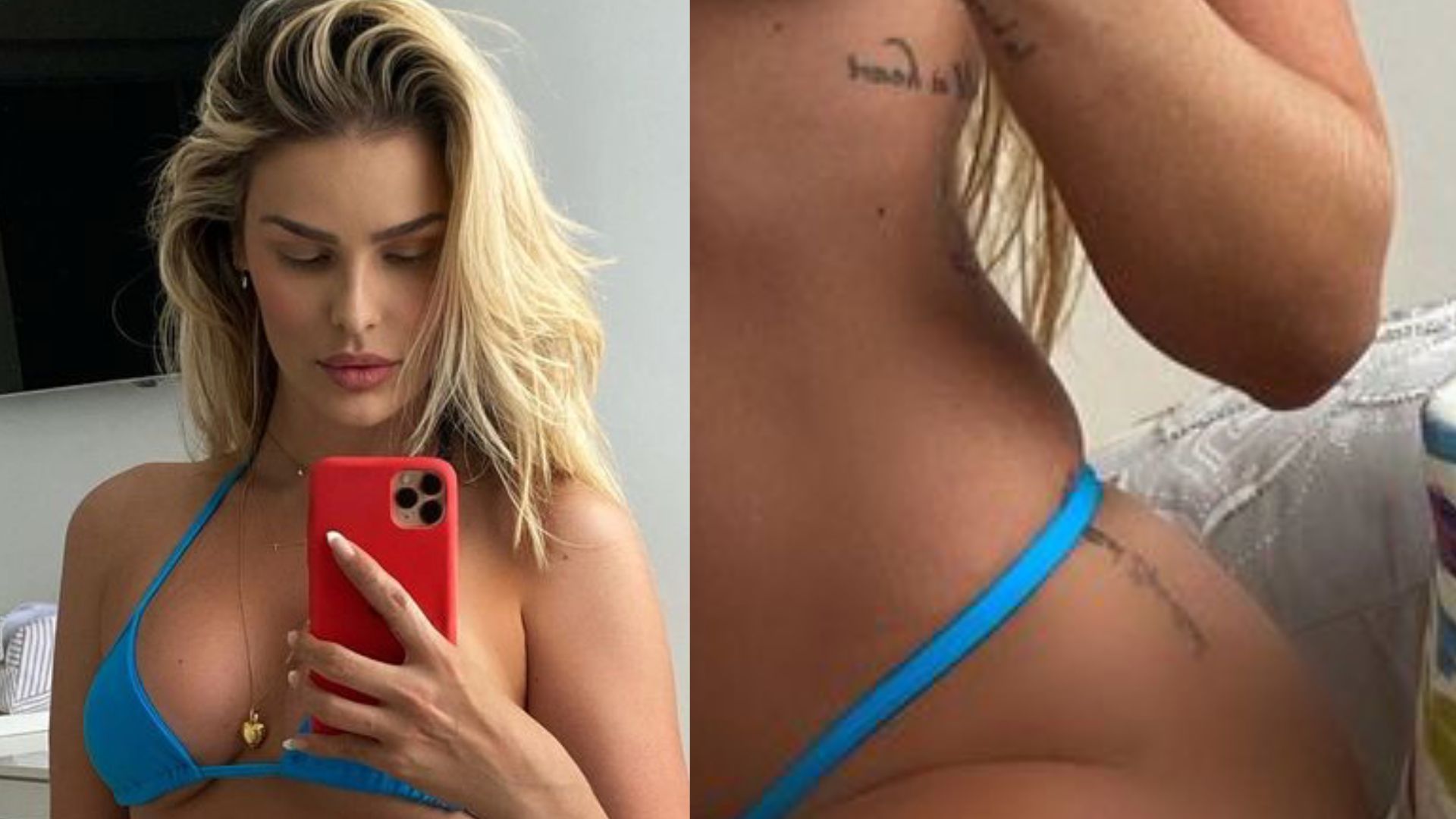 Yasmin Brunet destaca curvas desenhadas em selfie no espelho: “Mulherão!”