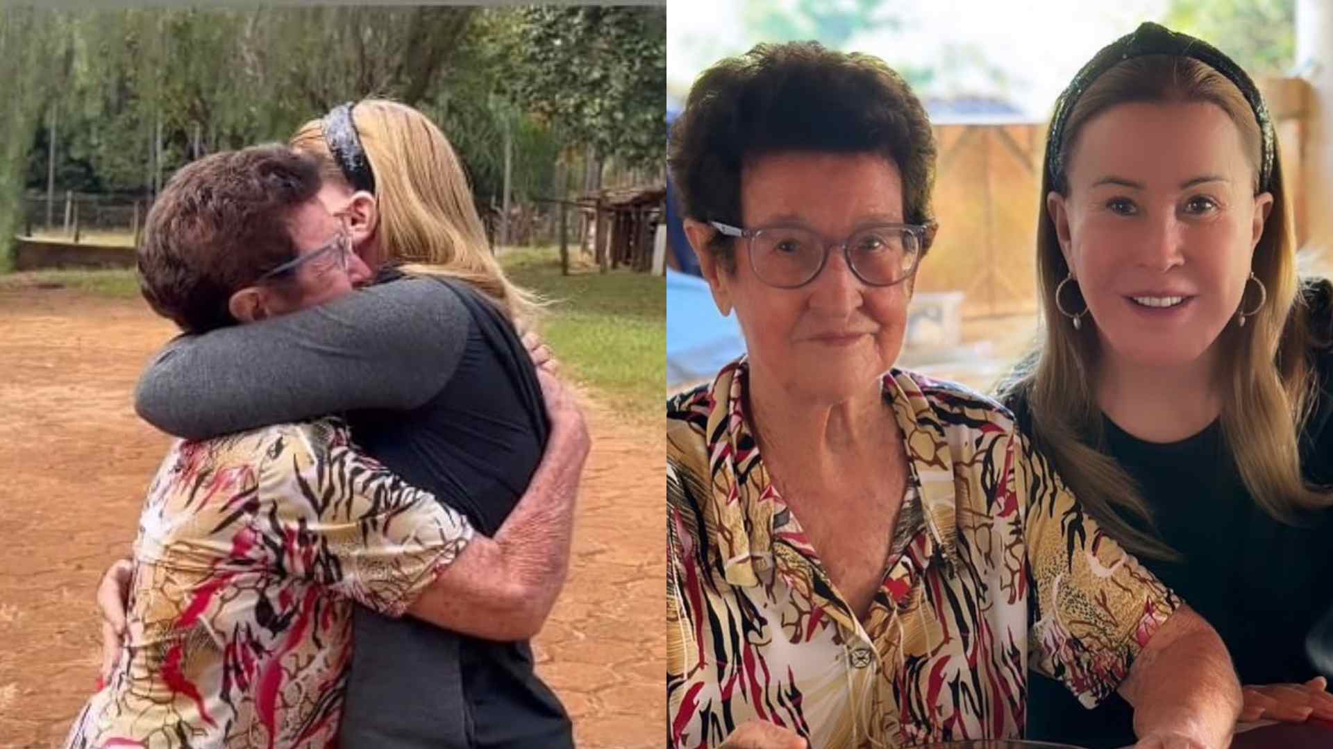 Após três anos, Zilu Camargo se reencontra com a mãe: “Finalmente com ela”