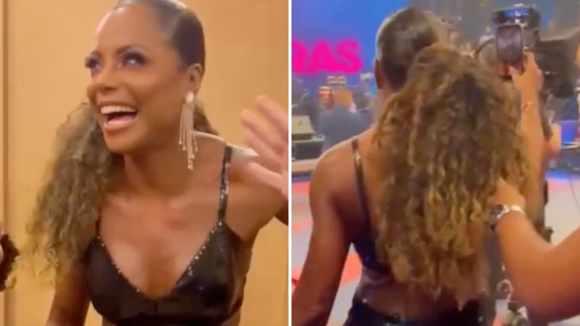 Adriana Bombom surge exuberante na Globo com microvestido: “Sem prazo de validade”