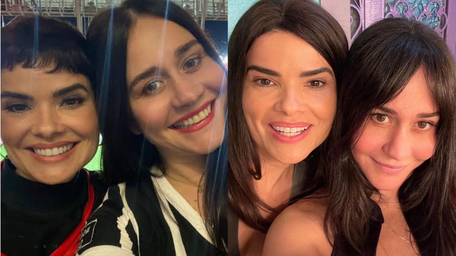 Alessandra Negrini recorda primeira foto com Vanessa Giácomo e se declara: ”Um presente”