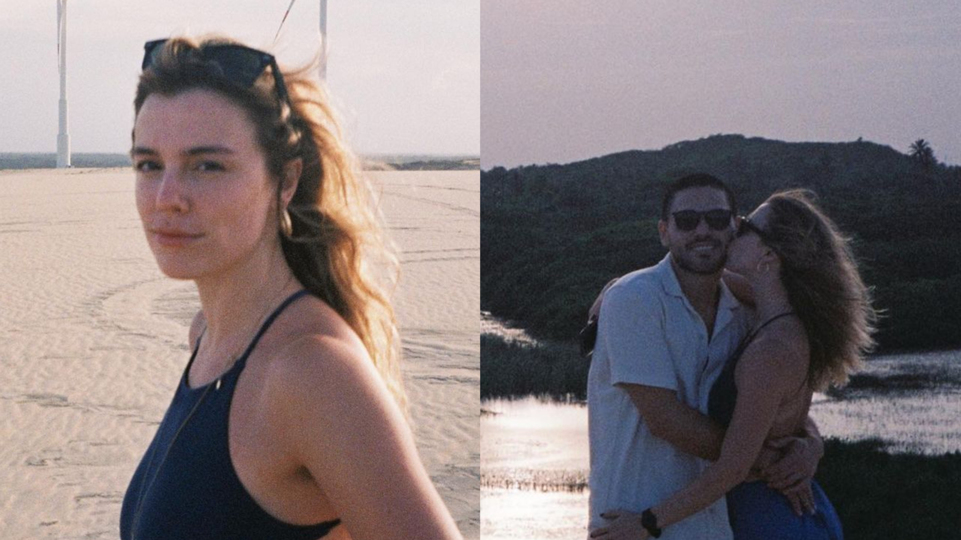Alice Wegmann surge em fotos românticas com o namorado: ”Que lindos”