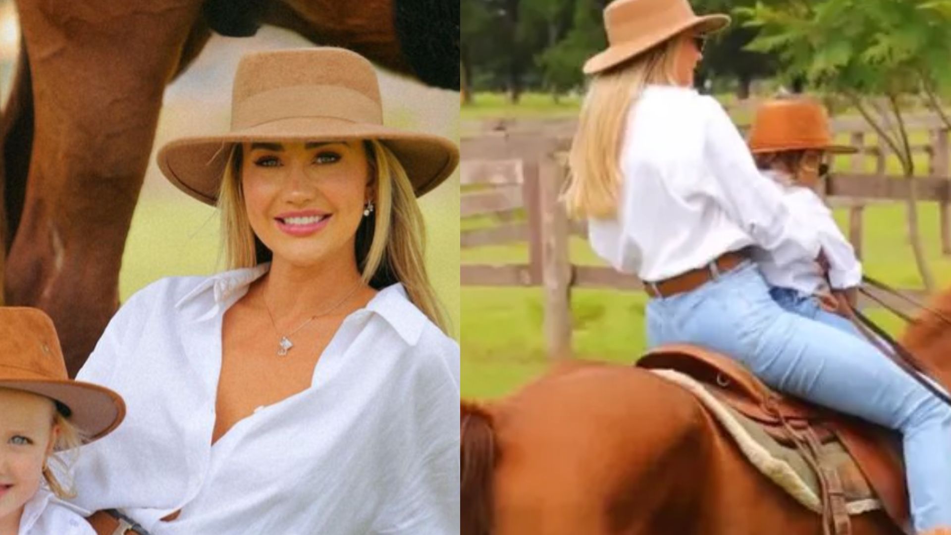 Filha de Ana Paula Siebert encanta a web ao surgir com roupa combinando: “Mini cópia”