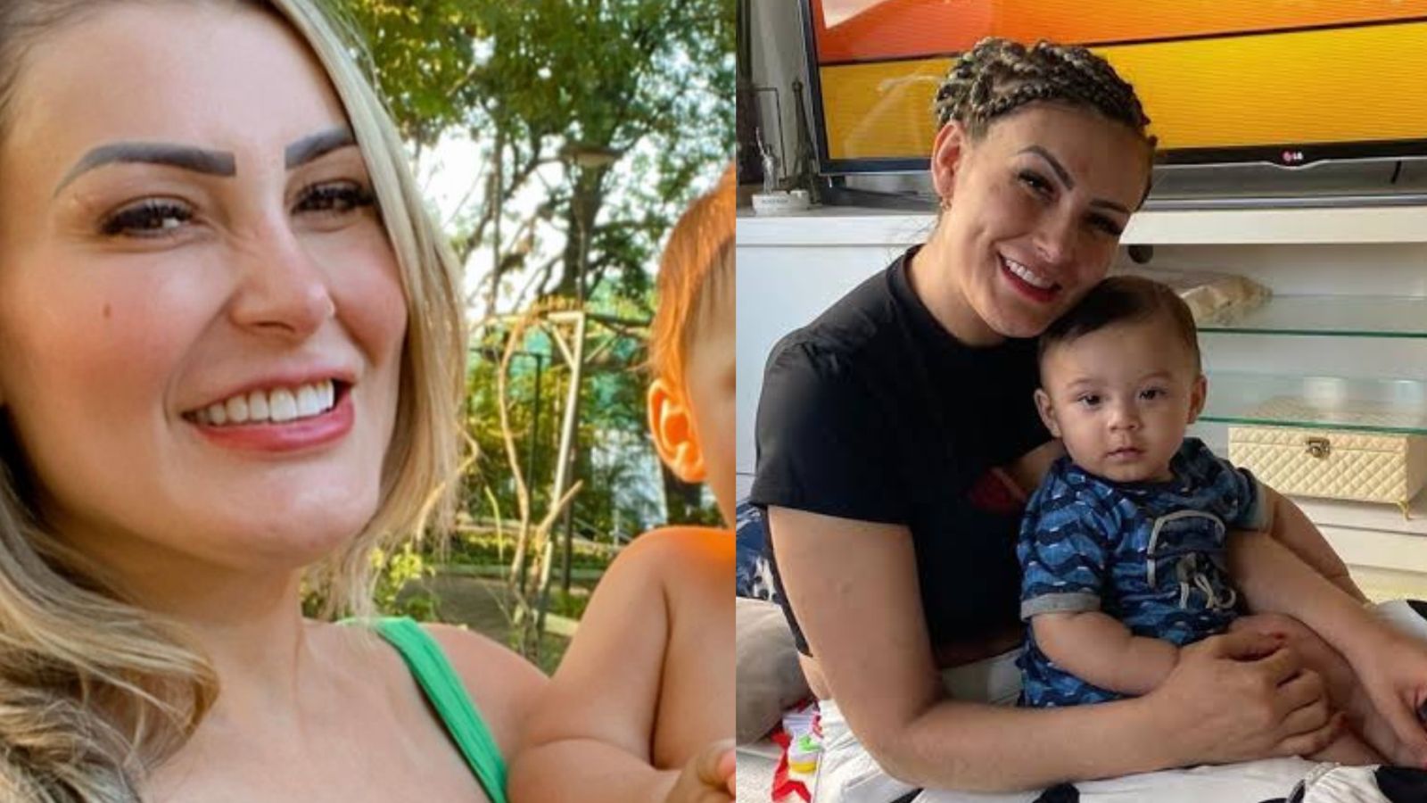Andressa Urach reencontra o filho em meio a divórcio conturbado