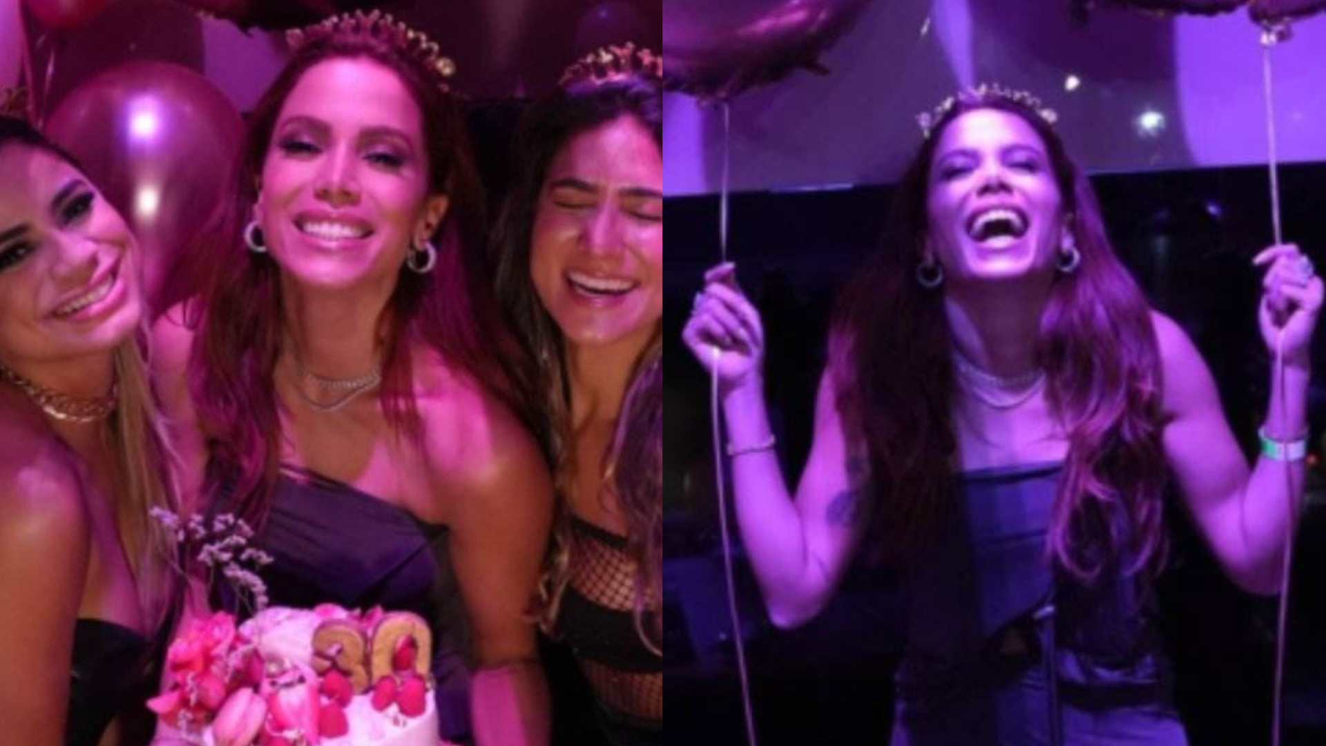 Anitta faz terceira comemoração de aniversário: ”Finalmente 30”
