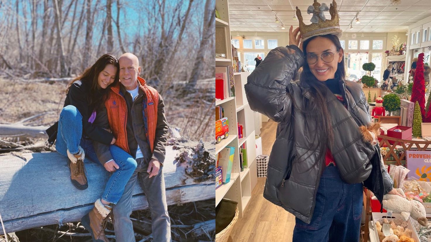 Esposa de Bruce Willis responde a notícia de que Demi Moore foi morar com eles após diagnóstico de Bruce Willis