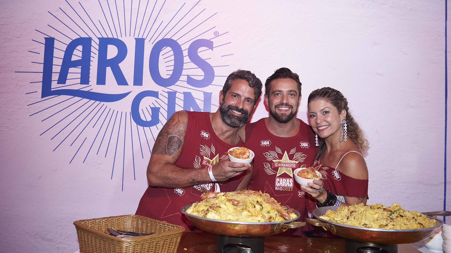 Drinks e gastronomia unem time de estrelas na área VIP