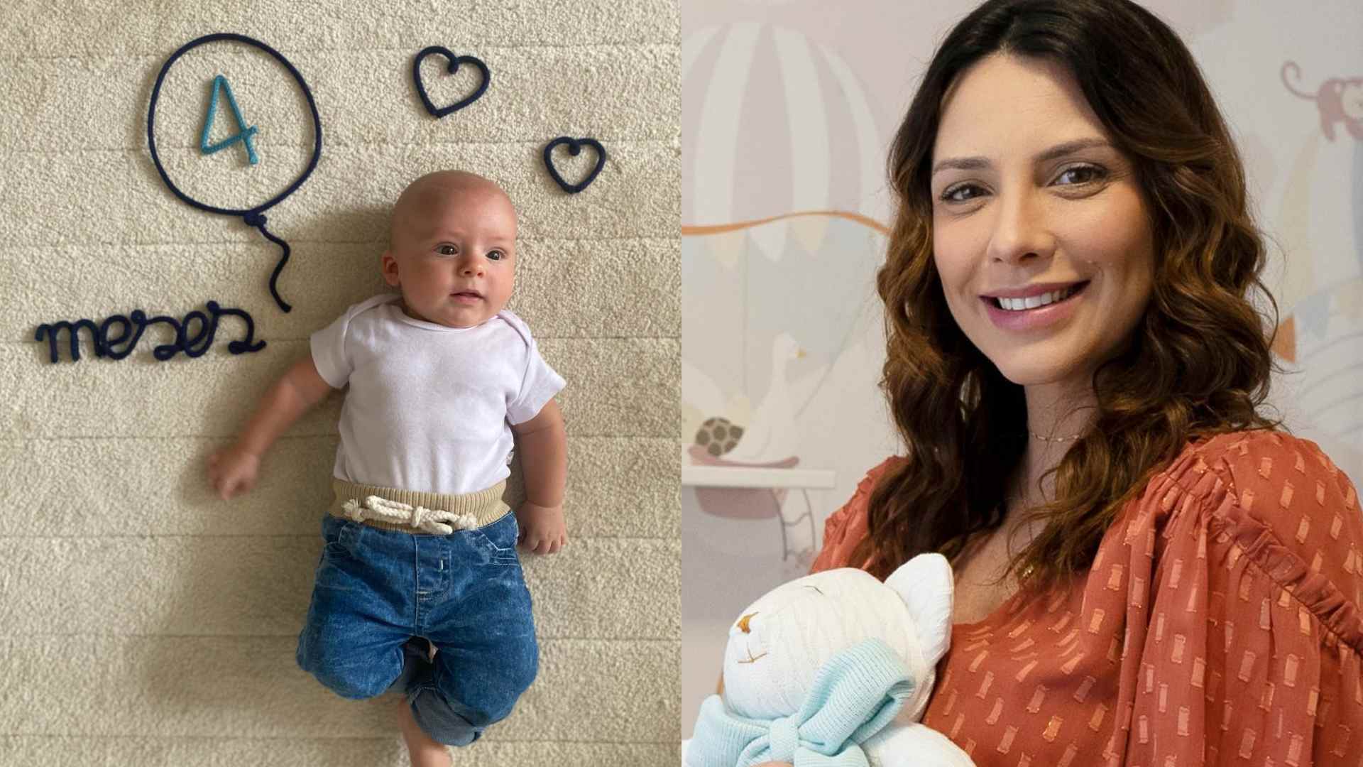 Camila Rodrigues se derrete ao comemorar o quarto mês do filho: “Amor da minha vida”