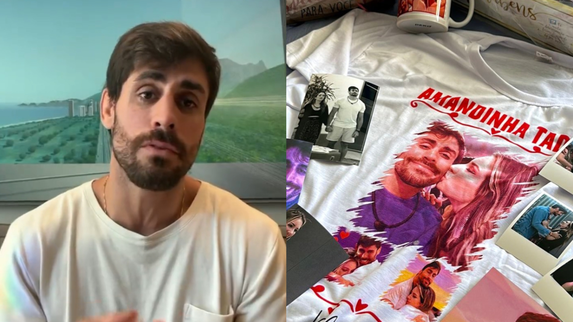 Cara de Sapato recebe presentes personalizados dos fãs e surpresa de Amanda
