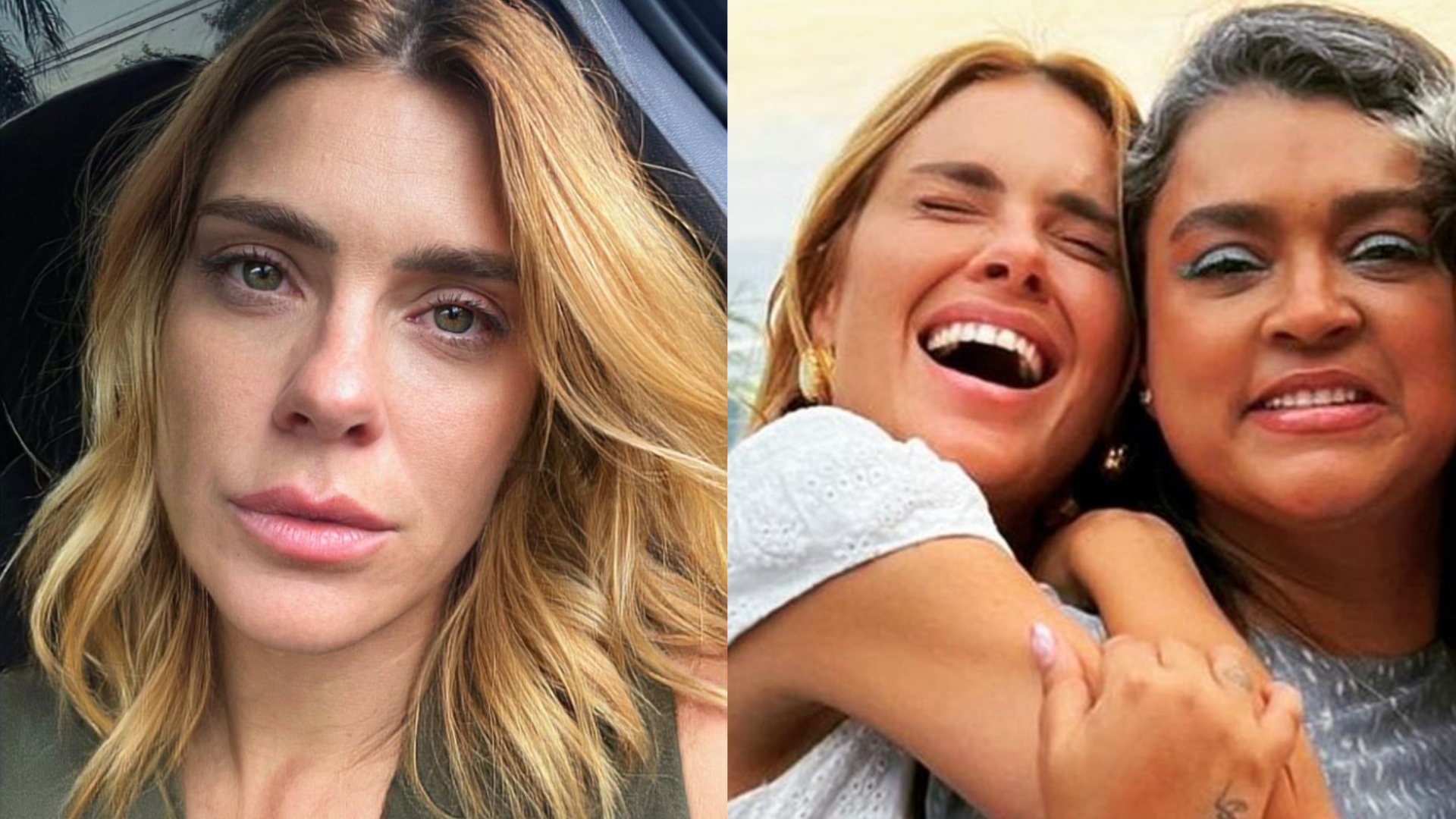 Carolina Dieckmann posta foto antiga ao lado de Preta Gil: ”Amor purinho”
