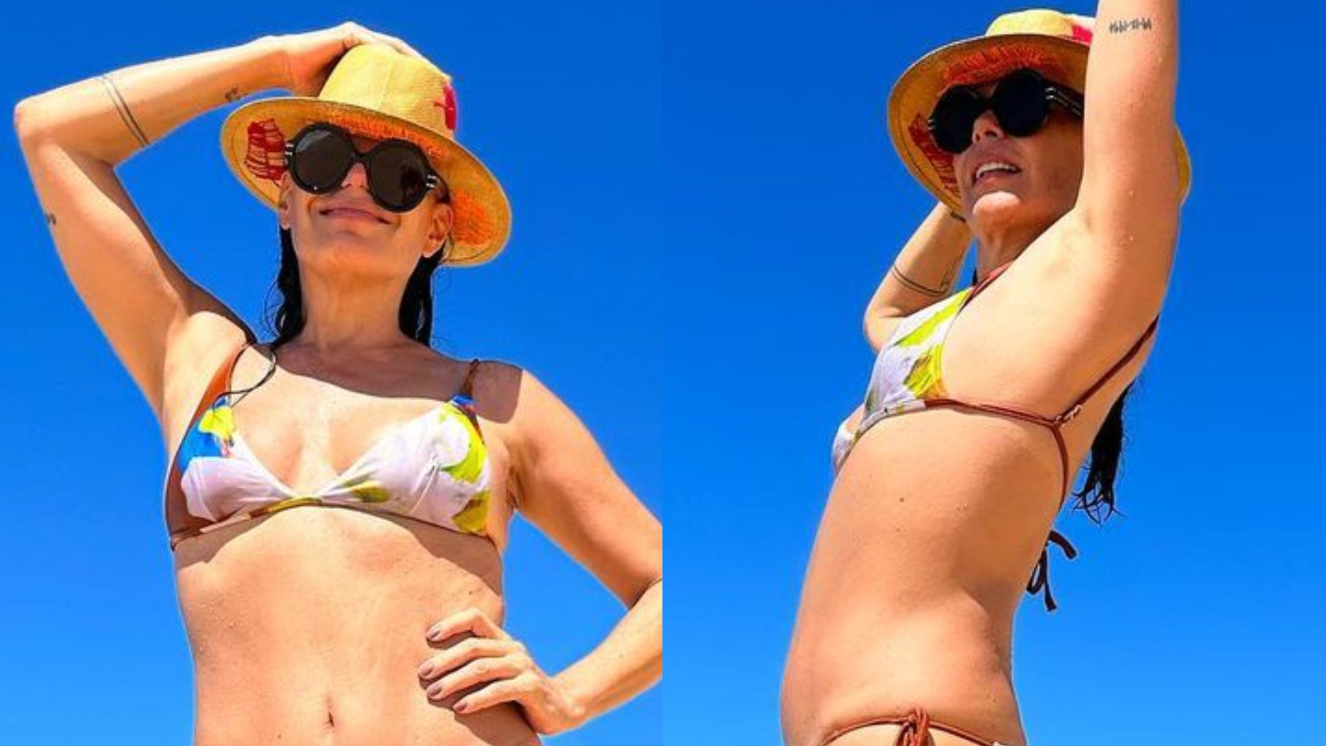 De biquíni, Carolina Ferraz mostra corpo real em fotos e impressiona: ”Espetáculo”