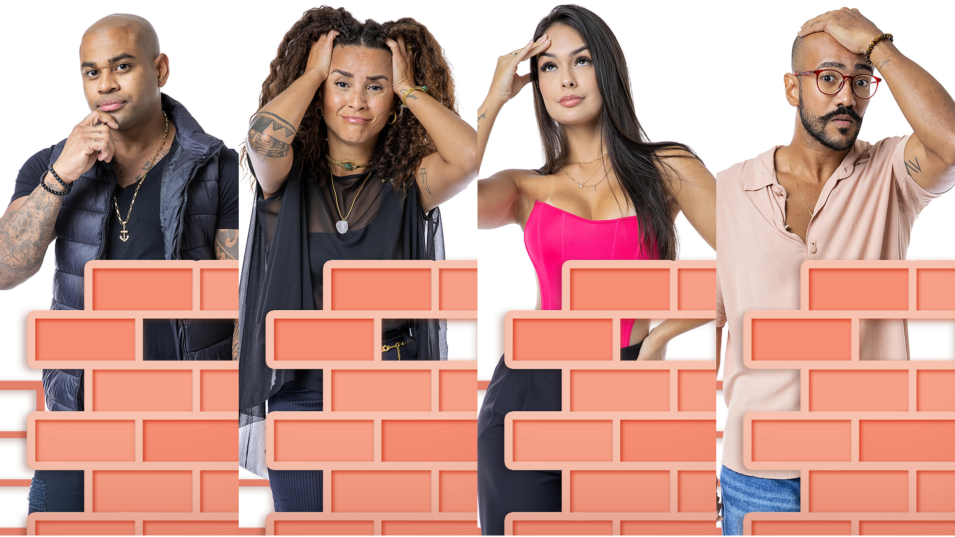 BBB 23: Cezar, Domitila, Larissa e Ricardo disputam o nono paredão