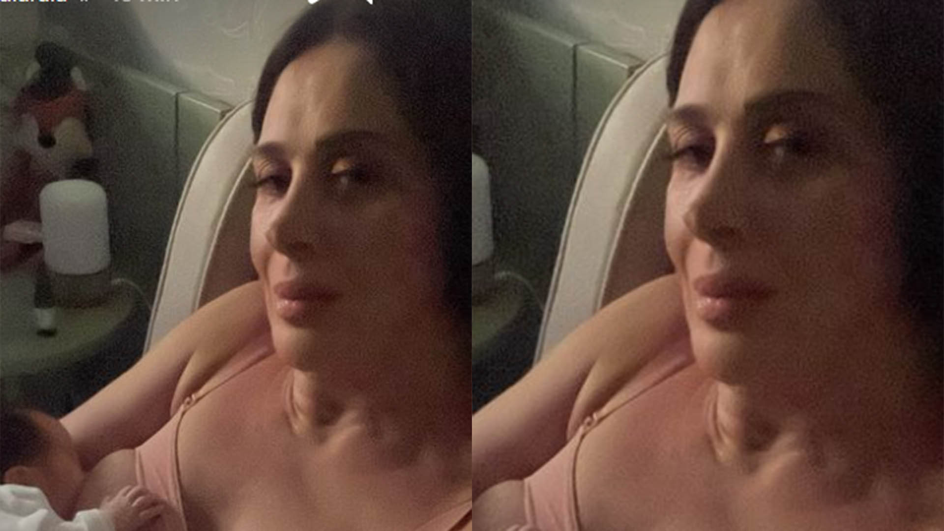 Claudia Raia amamenta o filho caçula e desabafa: ‘Não é fácil’