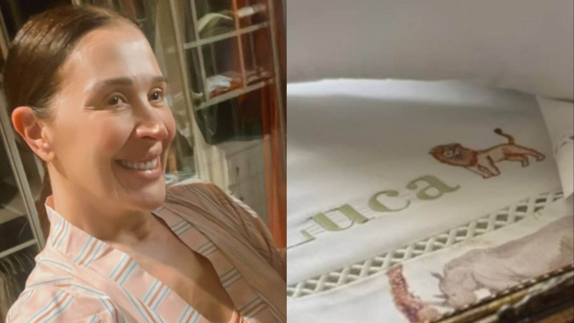 Claudia Raia mostra detalhes de enxoval luxuoso de Luca: ”Amo”