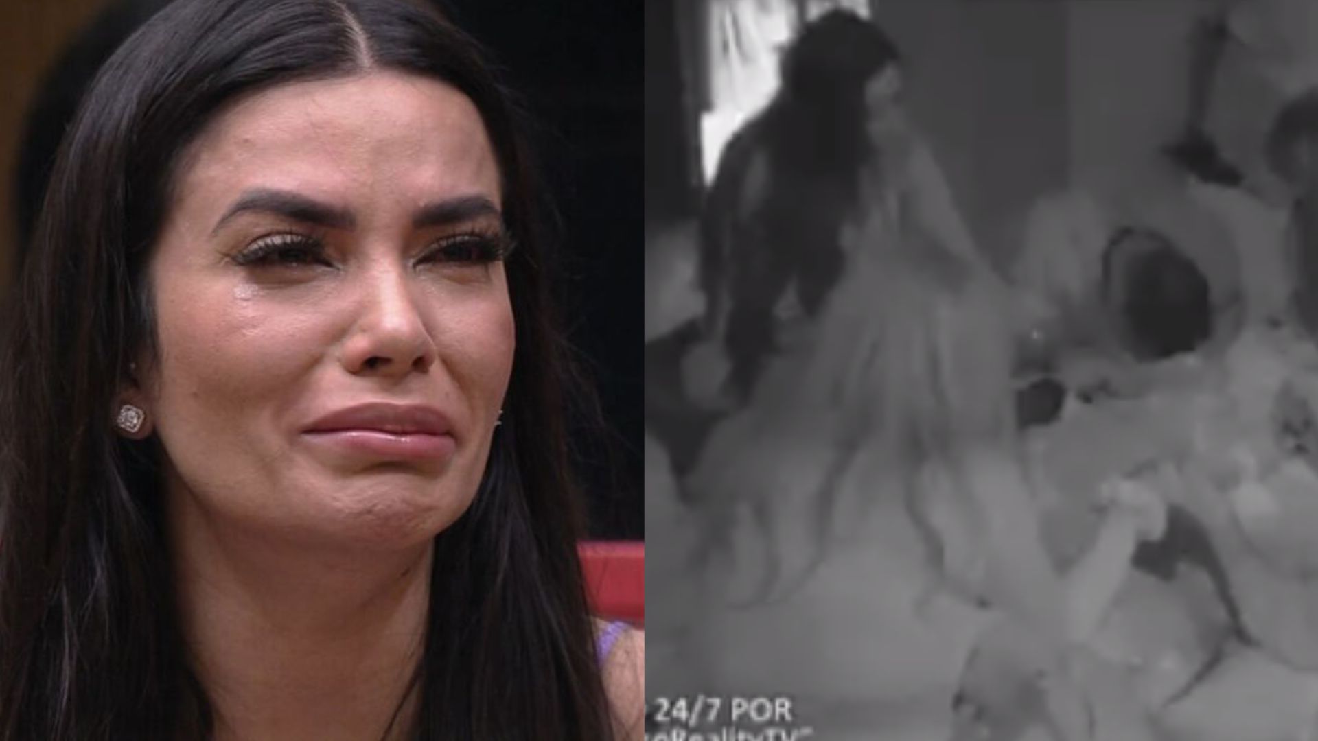 Dania Mendez reúne os participantes do La Casa de Los Famosos para fazer oração pelos colegas do BBB 23