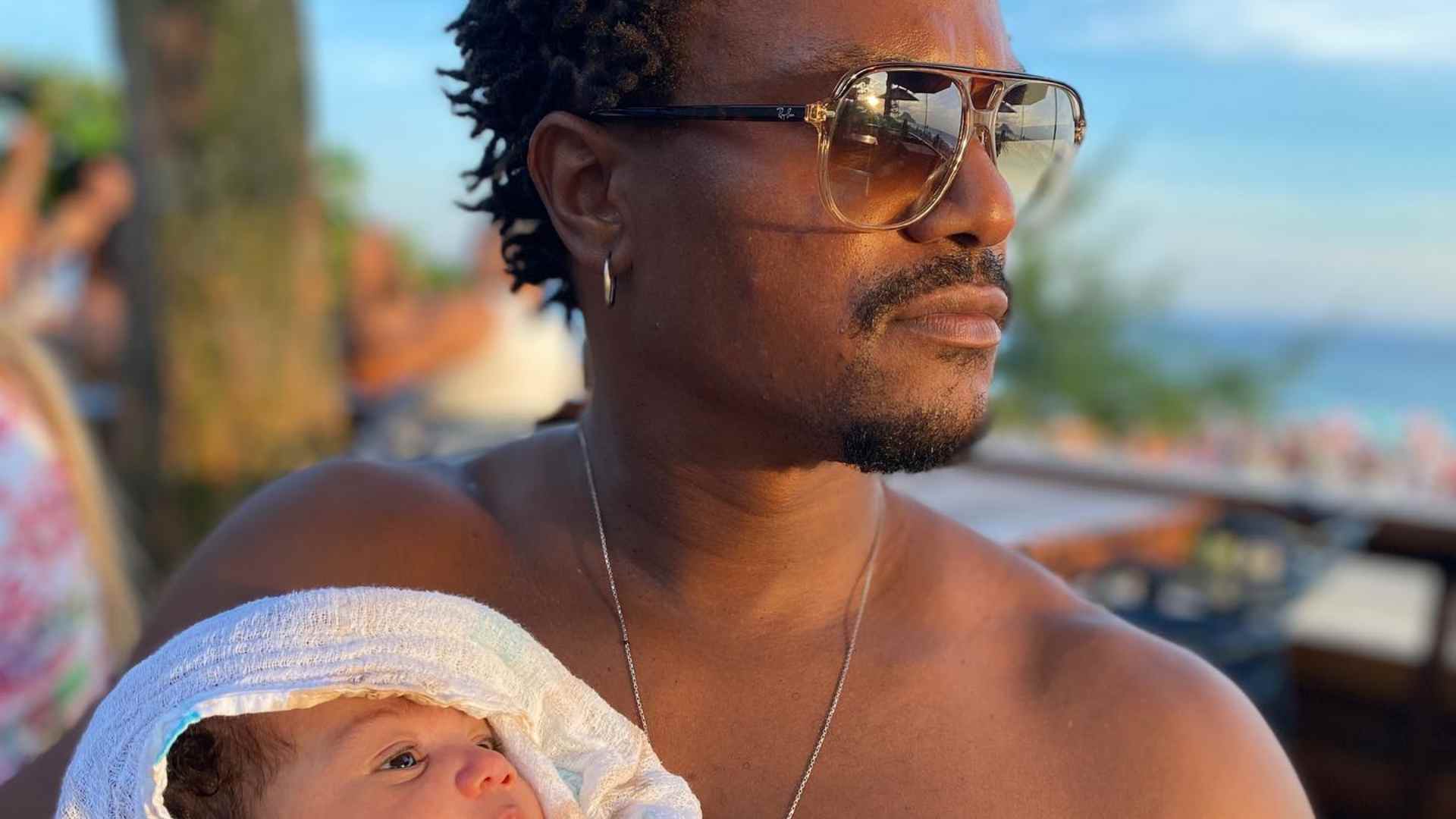 David Junior se derrete pela filha caçula ao comemorar seu mesversário: “Meu coração”