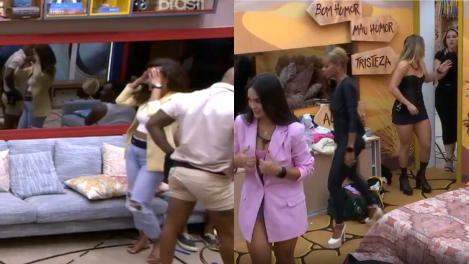 BBB 23: Domitila comemora após o paredão, e Aline Wirley alfineta a sister: ”Aproveita!”