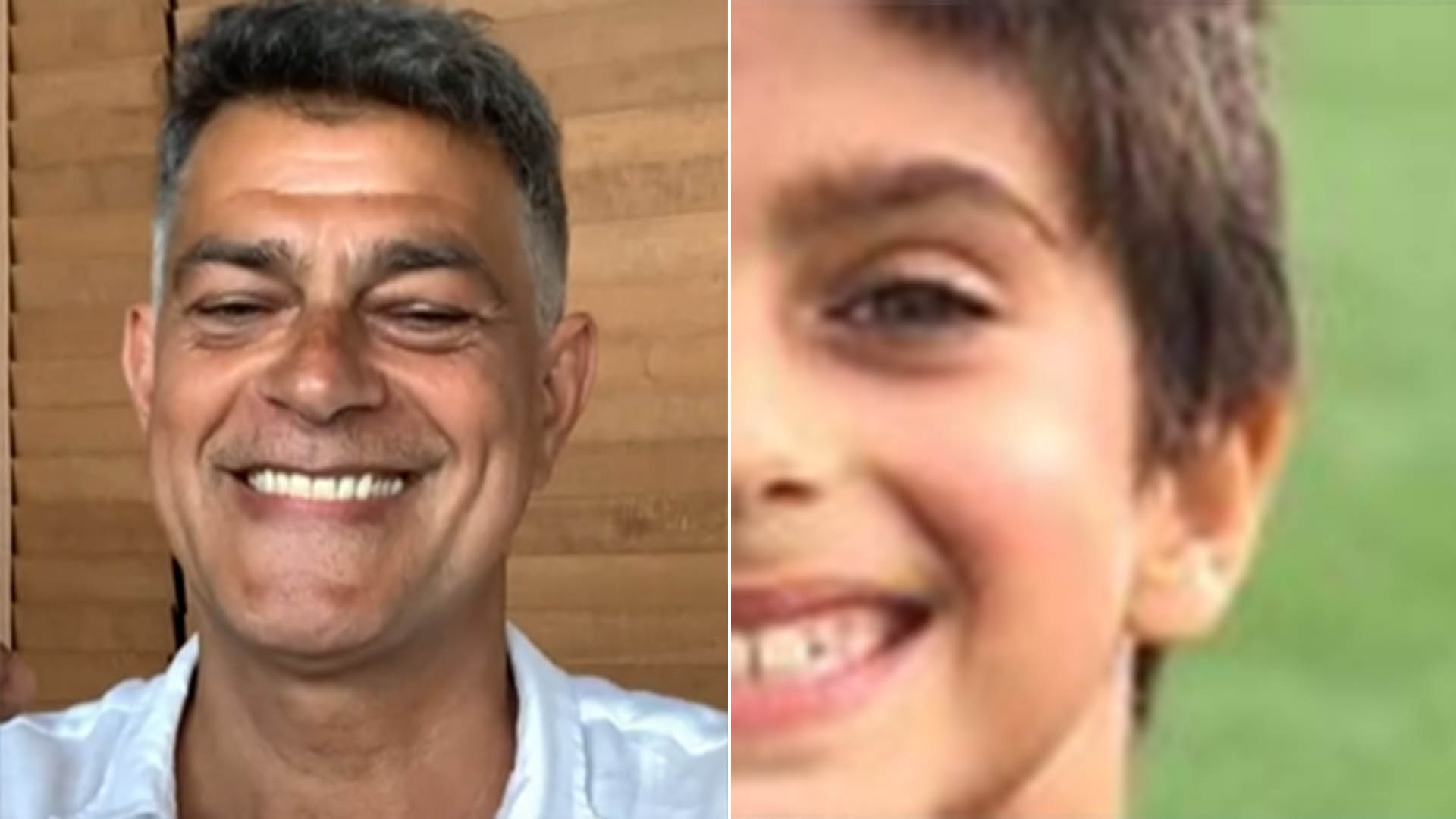 Eduardo Moscovis exibe fotos do filho caçula, Rodrigo: ‘Menino mais maneiro’