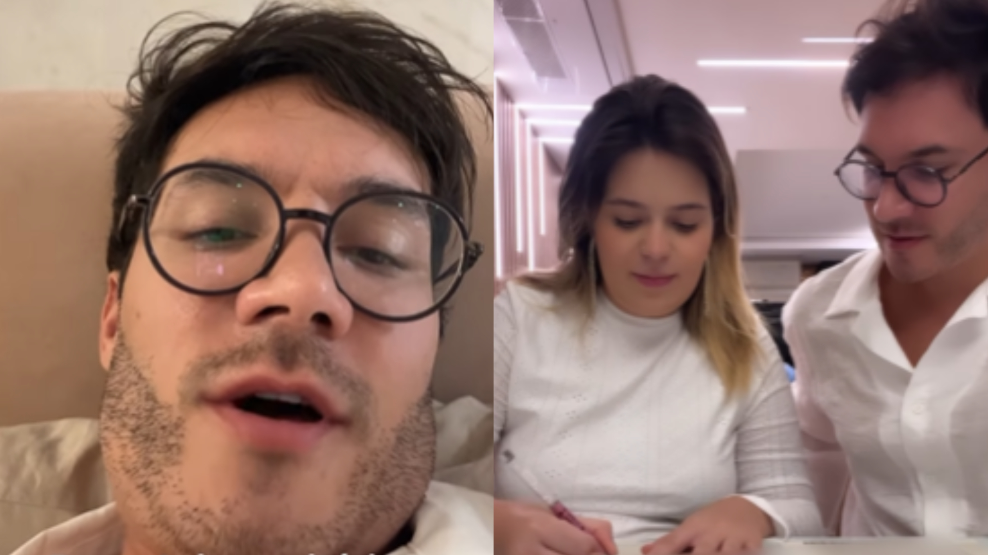 Eliezer entrega a mulher, Viih Tube, após o casamento: ”Sem tomar banho”