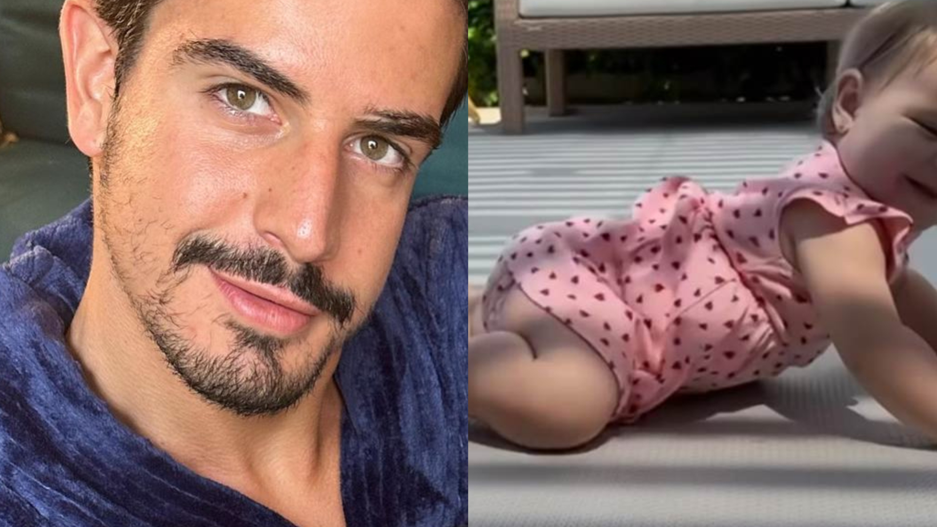 Filho de Claudia Raia baba ao ver a irmã engatinhando: ”Que saudade”