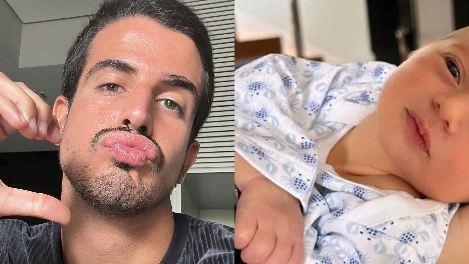 Enzo Celulari explode o fofurômetro ao postar nova foto do irmão caçula: “Muito acordado”