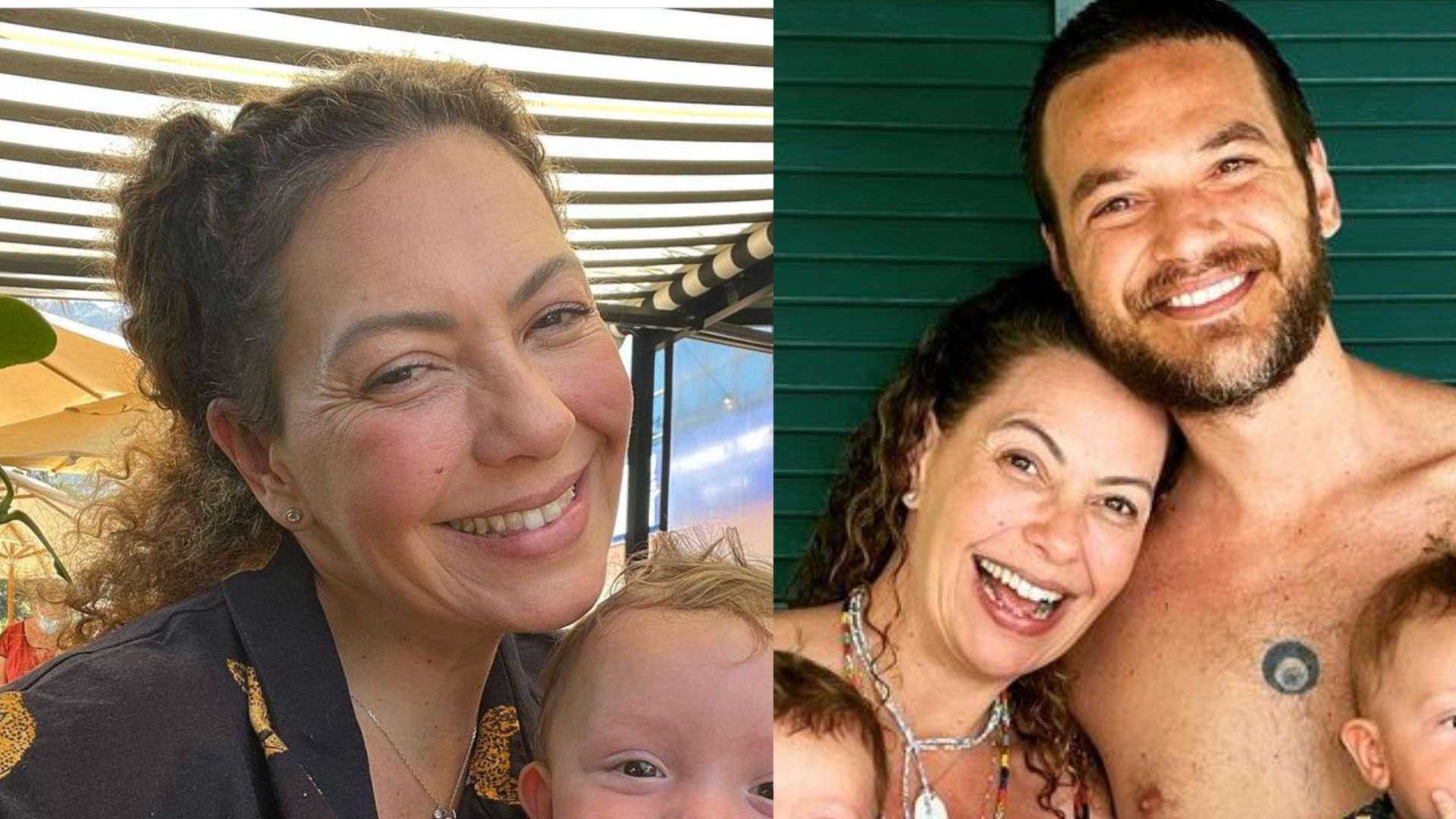 Em clique encantador, Fabiula Nascimento curte momento de chamego com os filhos
