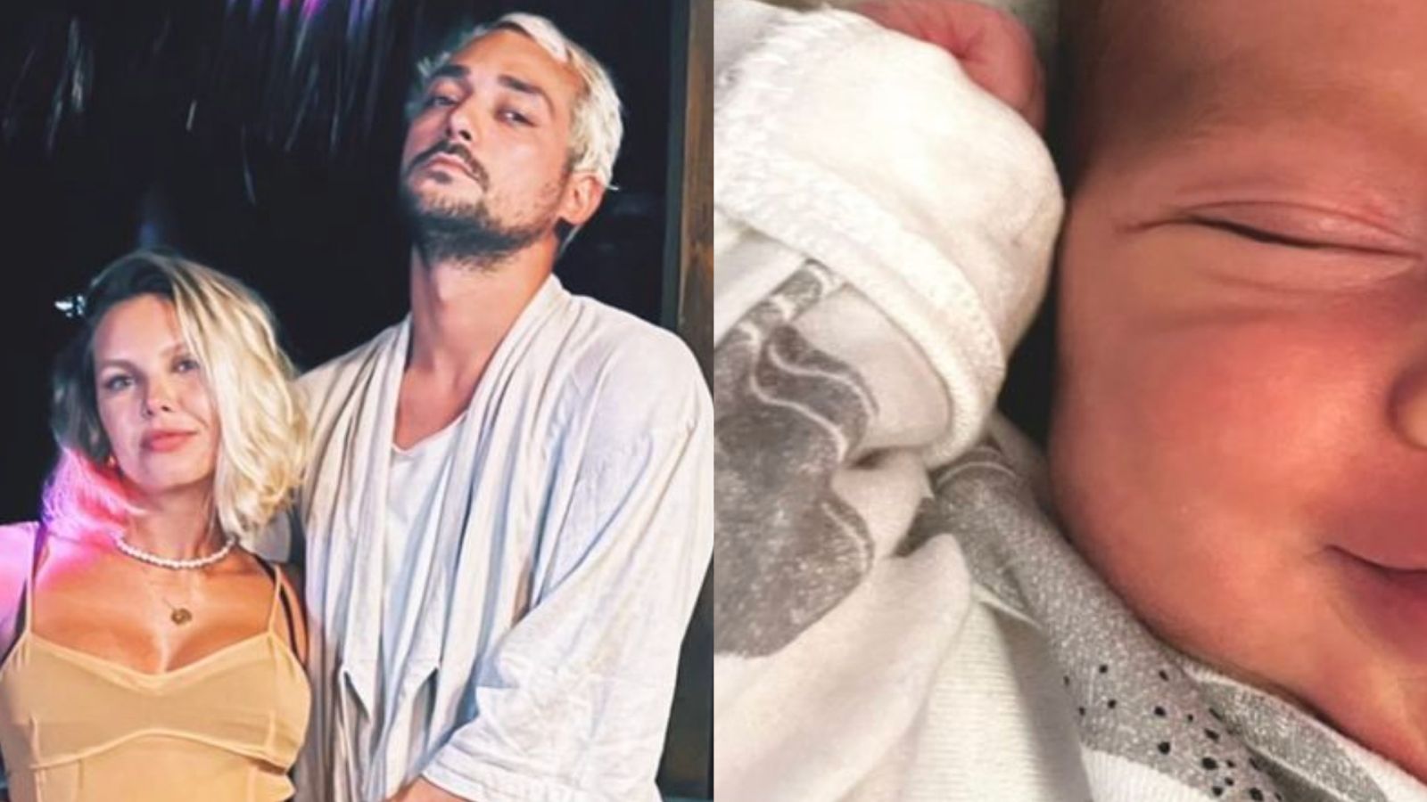 Filho de Louise D’Tuani e Eduardo Sterblitch surge sorridente e explode fofurômetro
