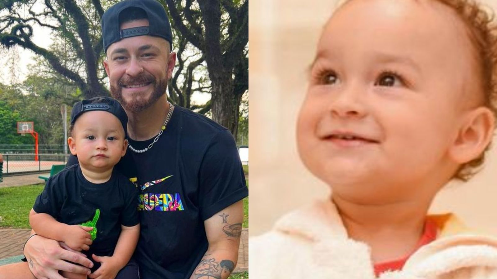 Filho de Fred dá show de fofura com mini roupão de líder do BBB