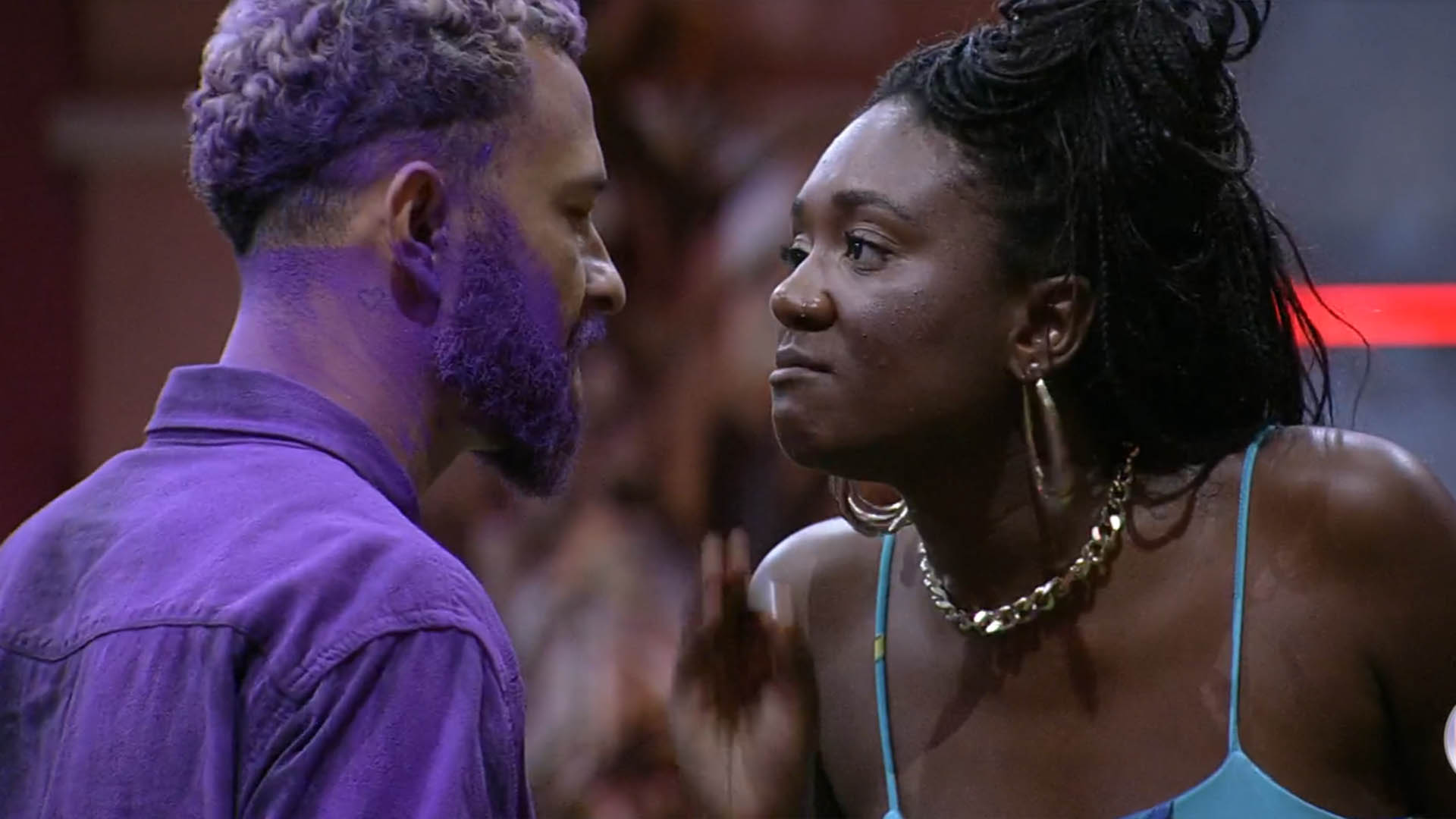 BBB 23: Discussão de Fred e Sarah acaba com bronca de Tadeu Schmidt