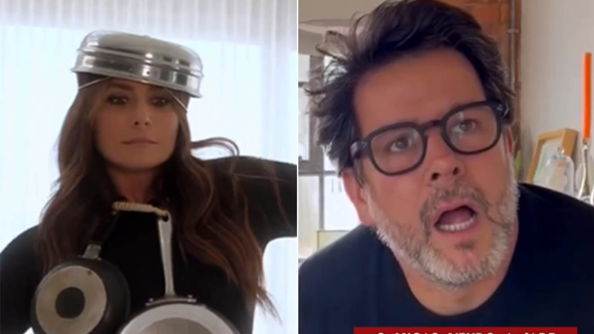 Giovanna Antonelli grava vídeo divertido com o ex, Murilo Benício