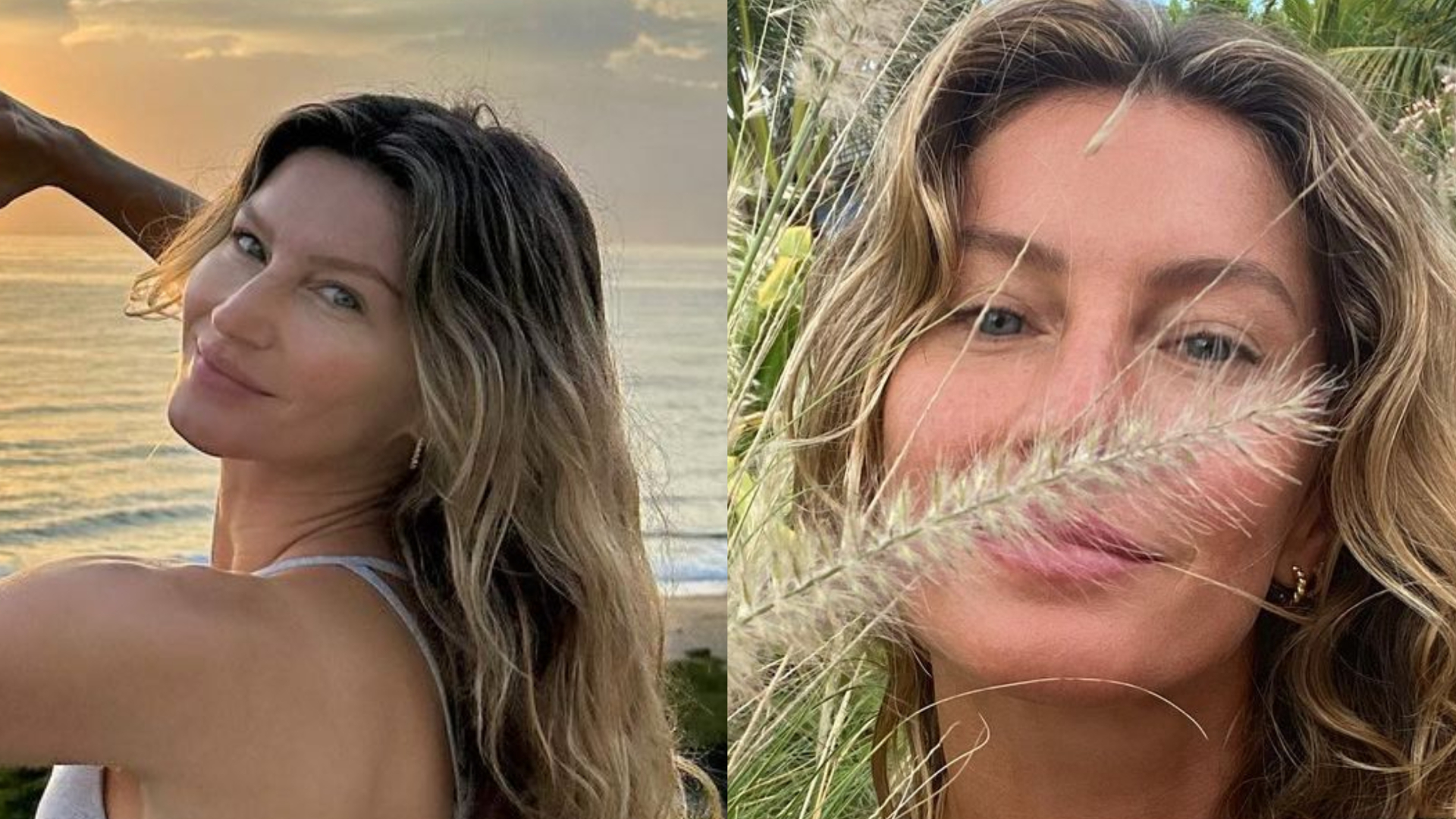 Gisele Bündchen faz reflexão na web e esbanja beleza em clique natural: ”A mulher perfeita”