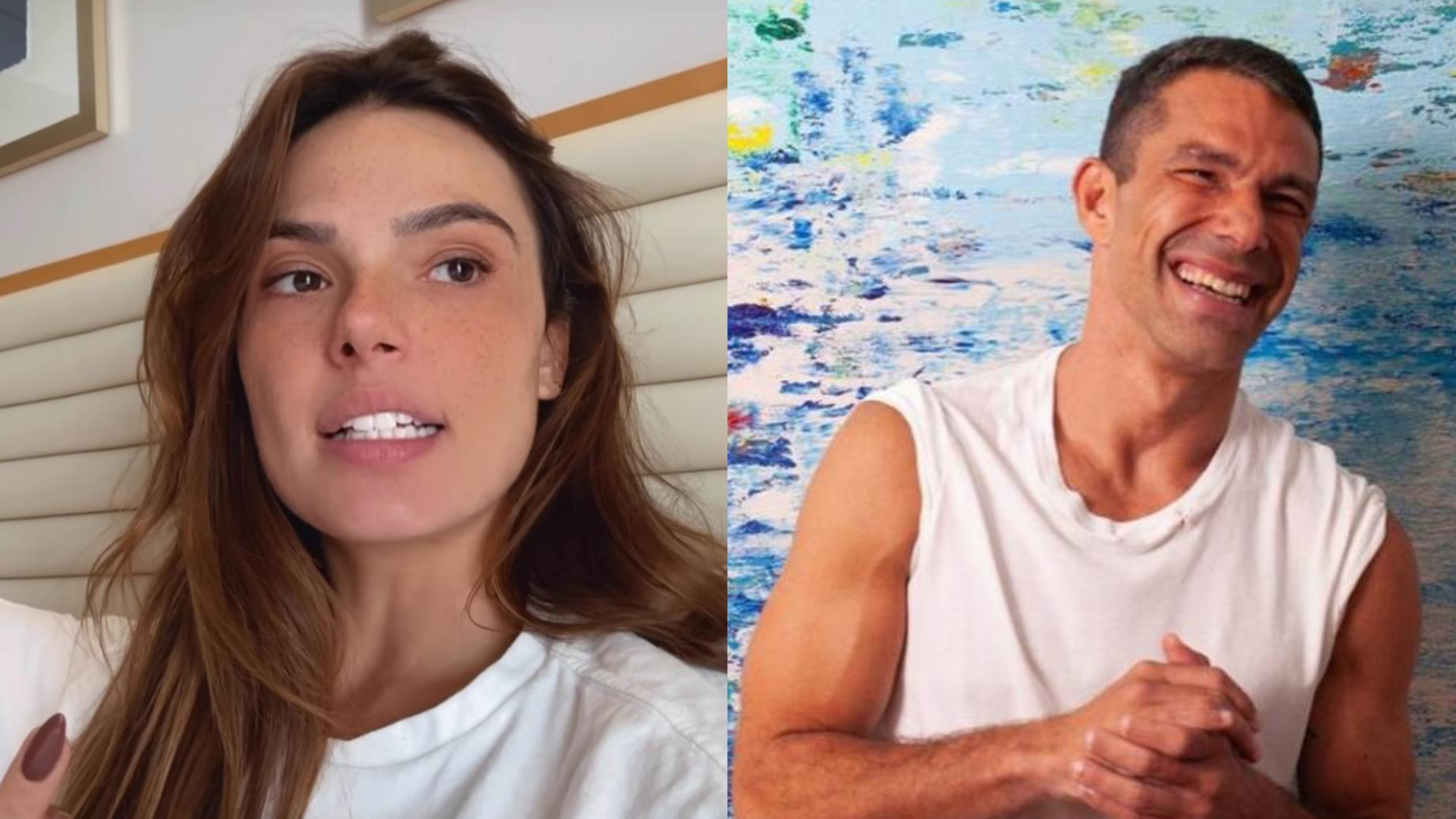 Isis Valverde e Marcus Buaiz fazem fotos de paisagem parecida e intrigam