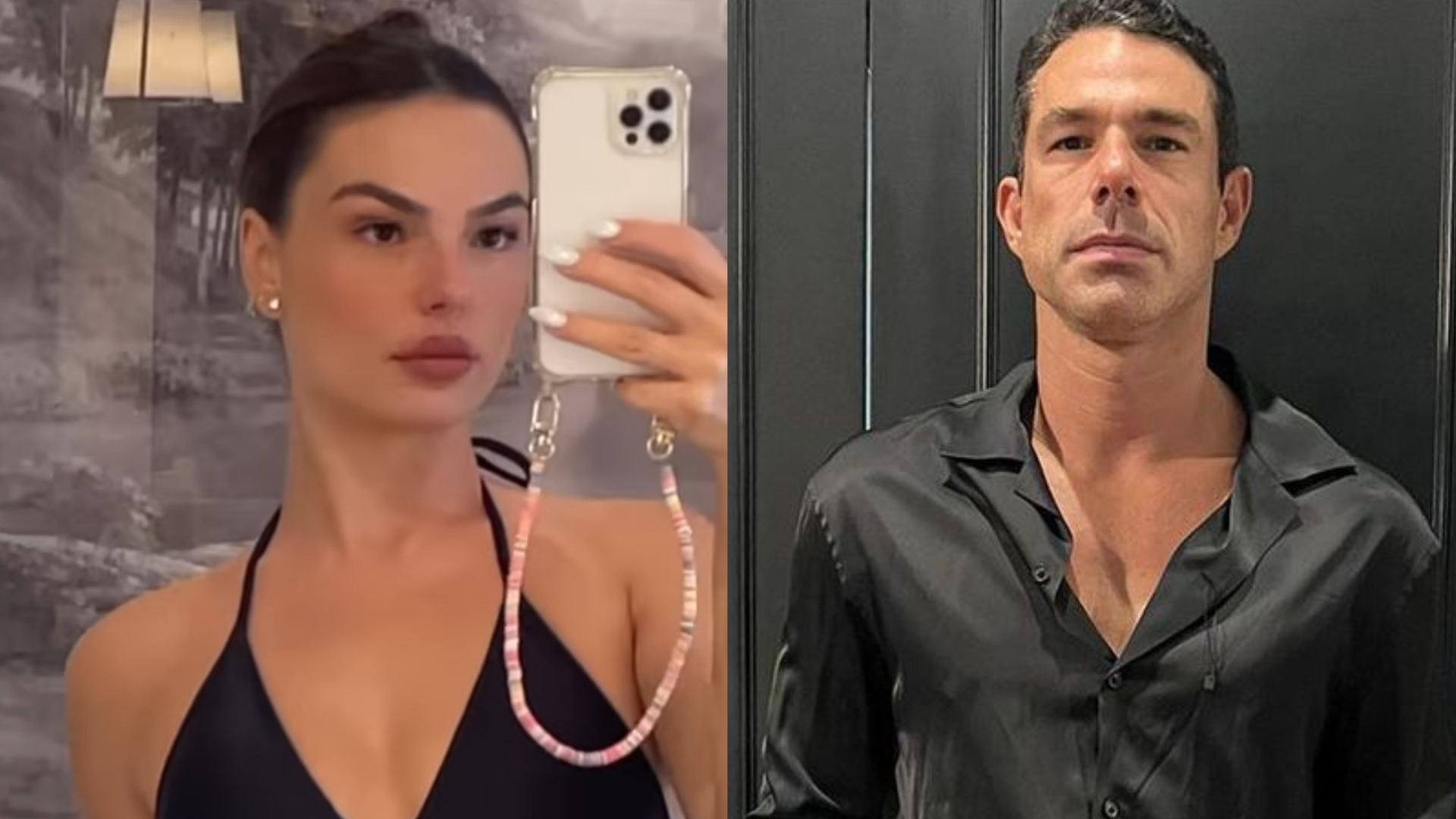 Isis Valverde e Marcus Buaiz trocam comentários apaixonados em foto: ”Casal lindo”