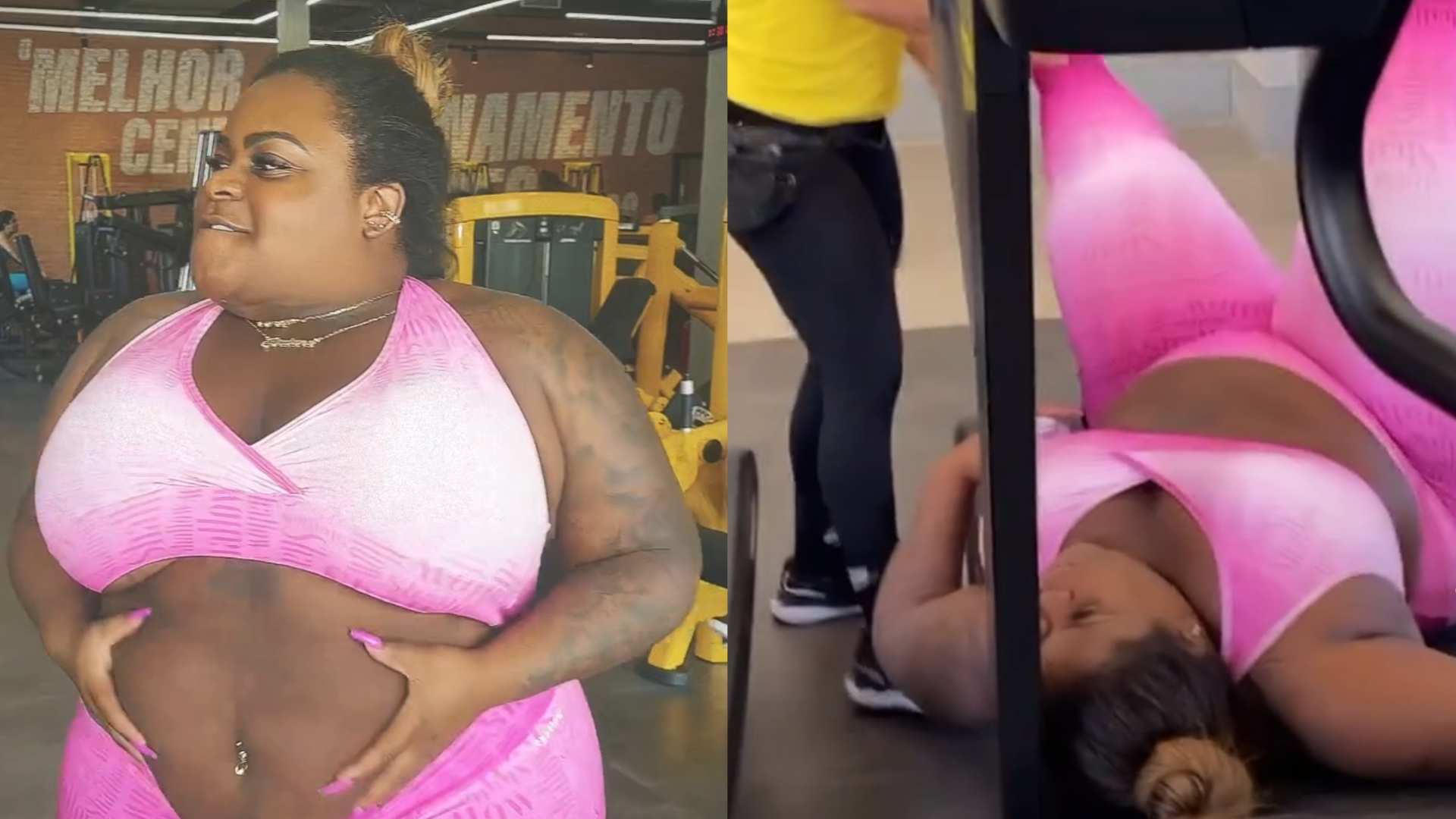 Jojo Todynho mostra barriga na academia e bate no abdômen: ”Trincada”