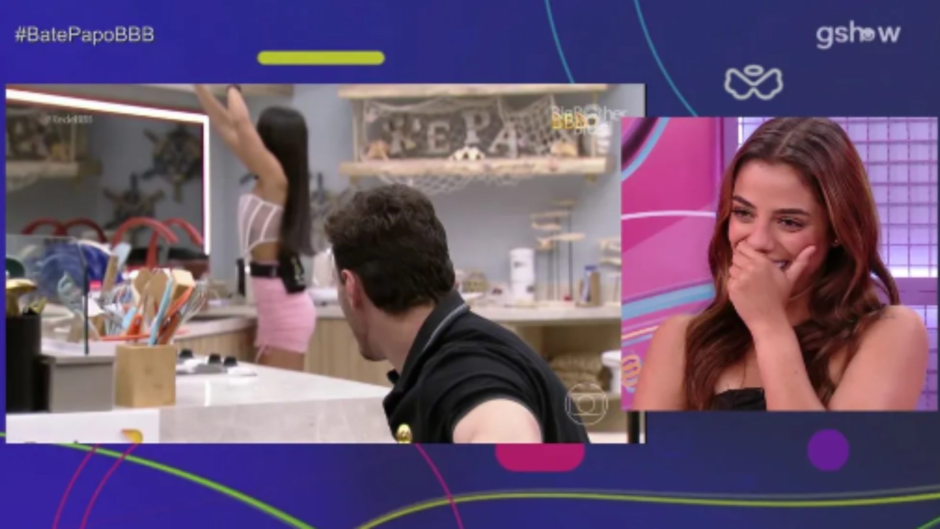 BBB 23: Eliminada, Key Alves reage ao vídeo de Gustavo olhando Larissa