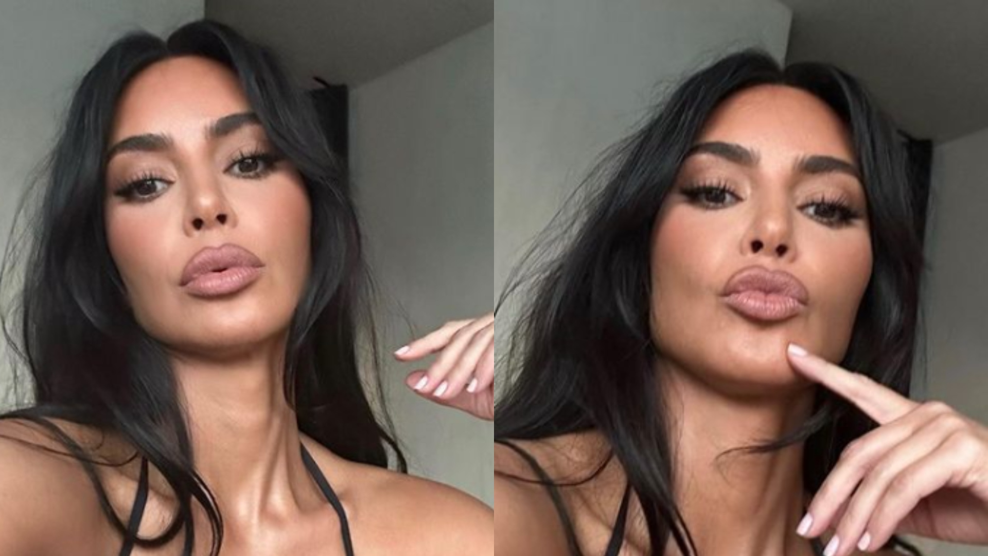 De biquíni, Kim Kardashian incendeia redes sociais: ‘Sensacional’