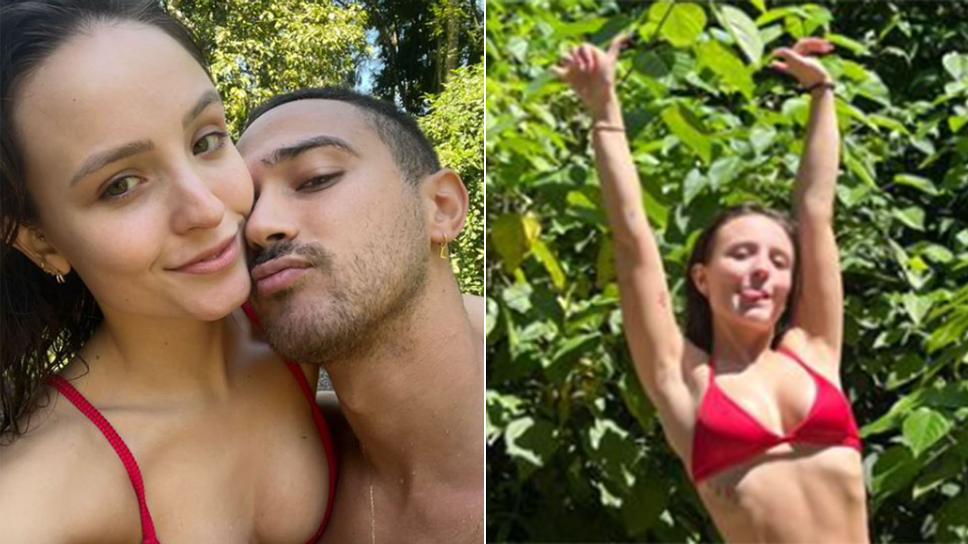 Magérrima, Larissa Manoela arrasa ao surgir apenas de biquíni vermelho
