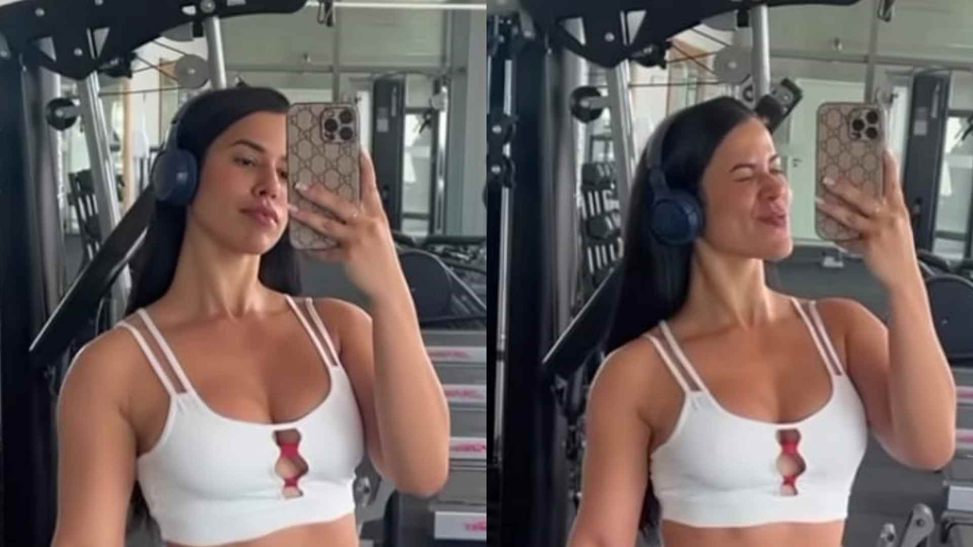 De top e shorts, ex-BBB Larissa Tomásia impressiona ao exibir corpaço: “Maravilhosa”