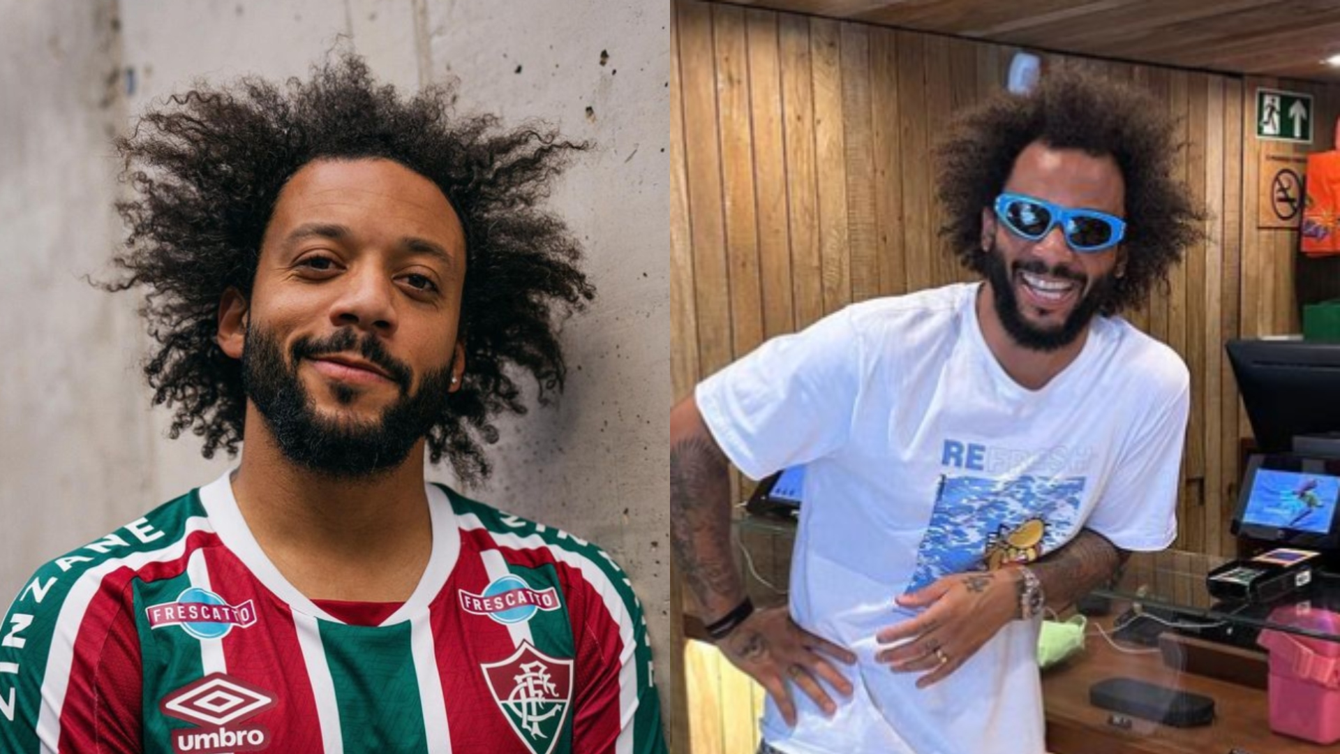 Marcelo, jogador do Fluminense e ex-Real Madrid, se irrita com torcedor