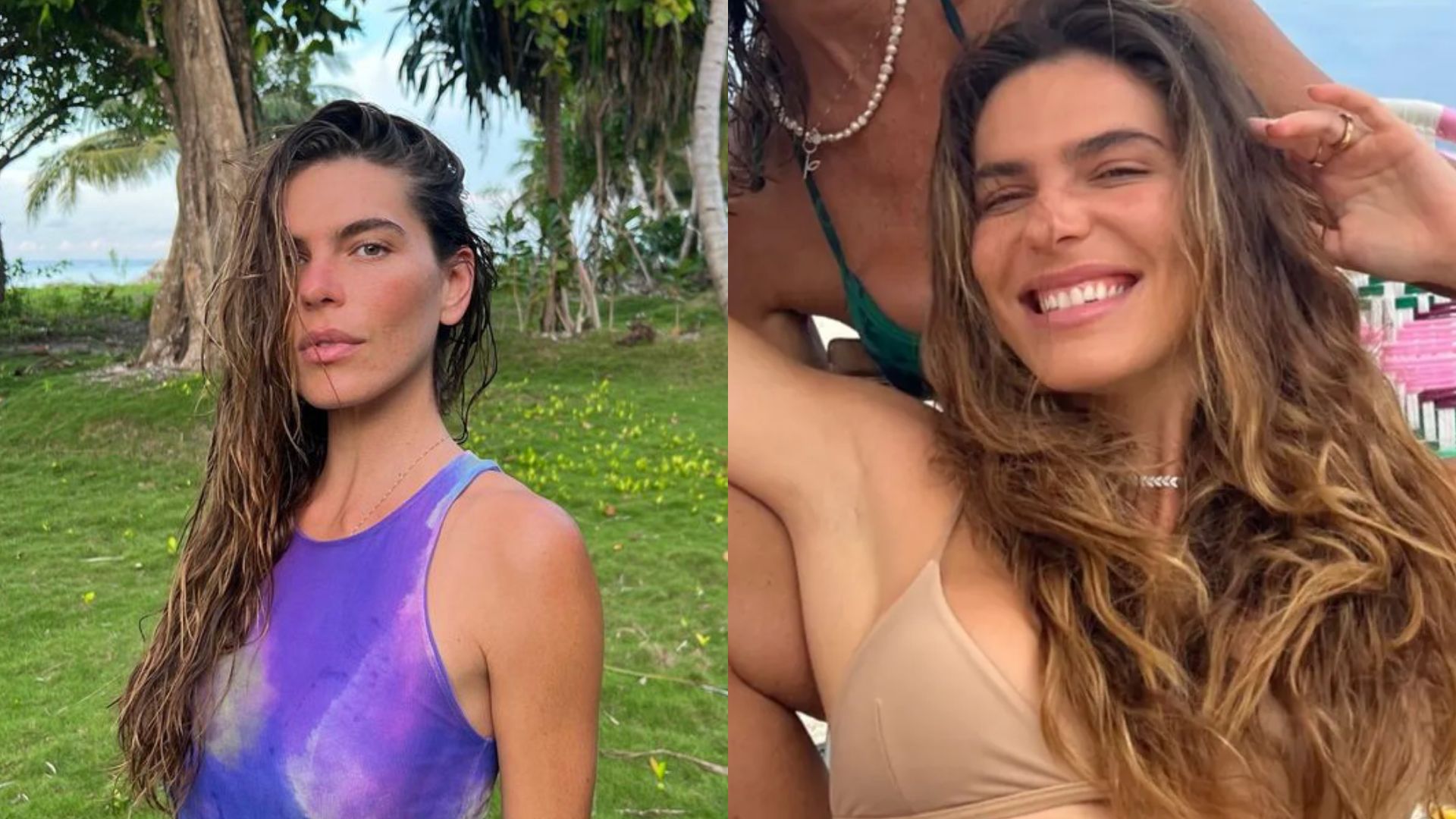 Mariana Goldfarb faz raríssima aparição com a mãe em dia de praia: “Hot Mama”