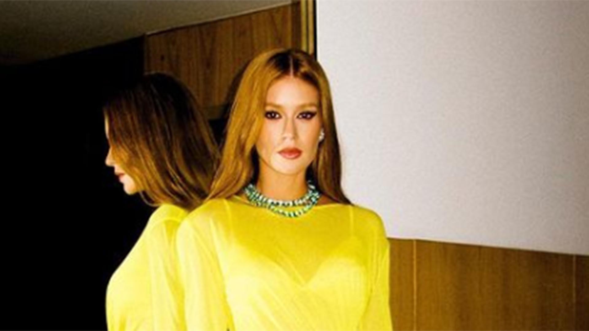 Marina Ruy Barbosa aposta no vestido transparente e deixa a lingerie à mostra